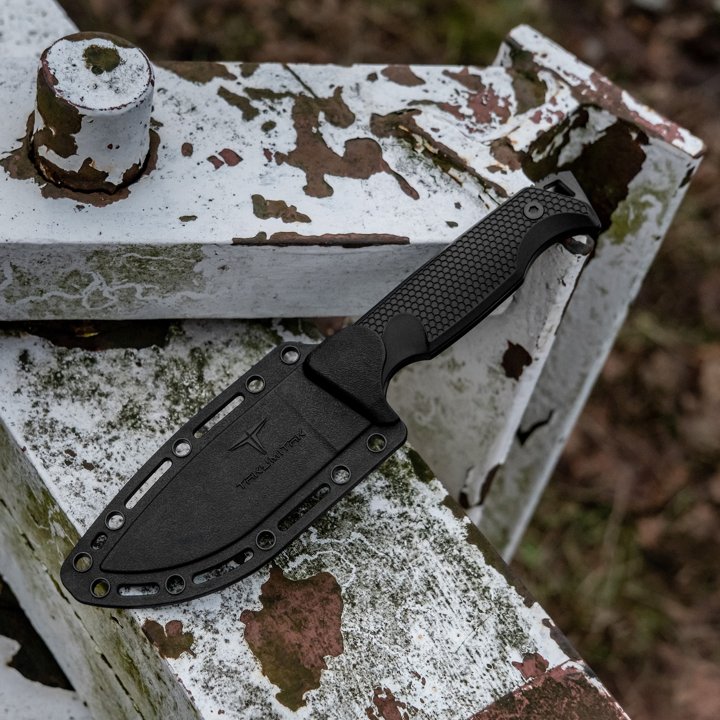 Nóż Takumitak Easy Night - Black/Coyote Brown