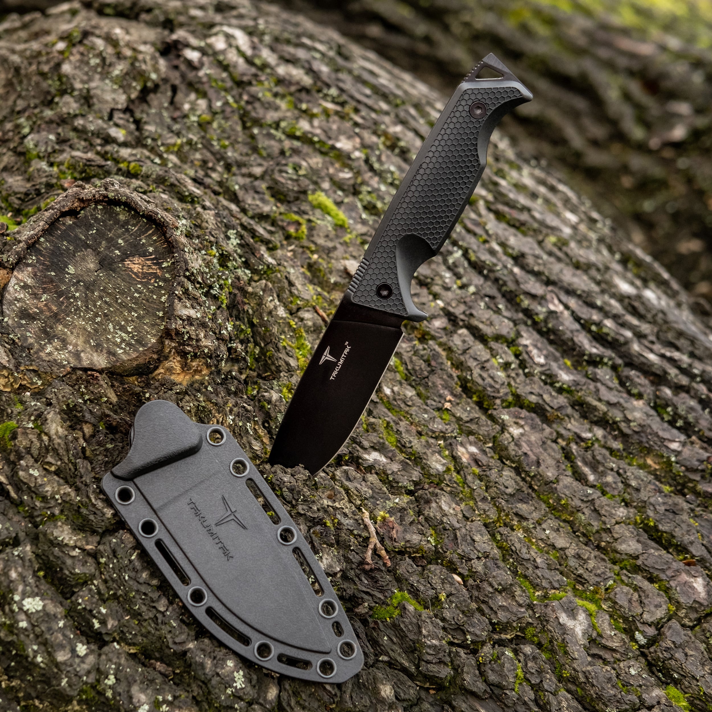 Nóż Takumitak Easy Night - Black/Coyote Brown