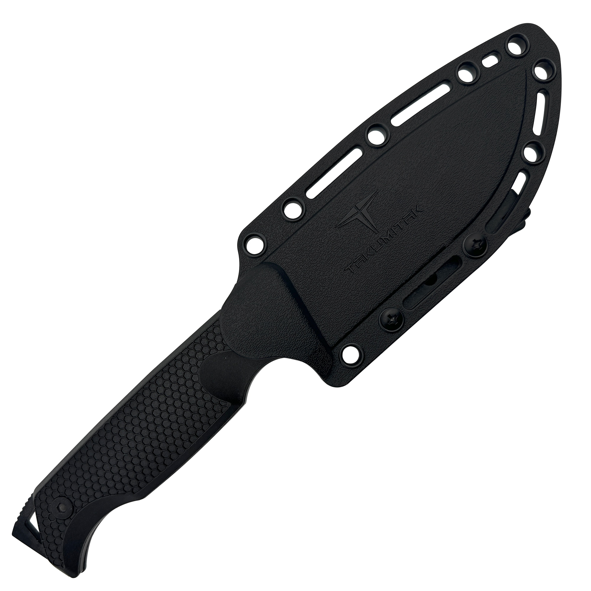Takumitak Easy Night Knife Fixed Blade Knife - Black/Coyote Brown