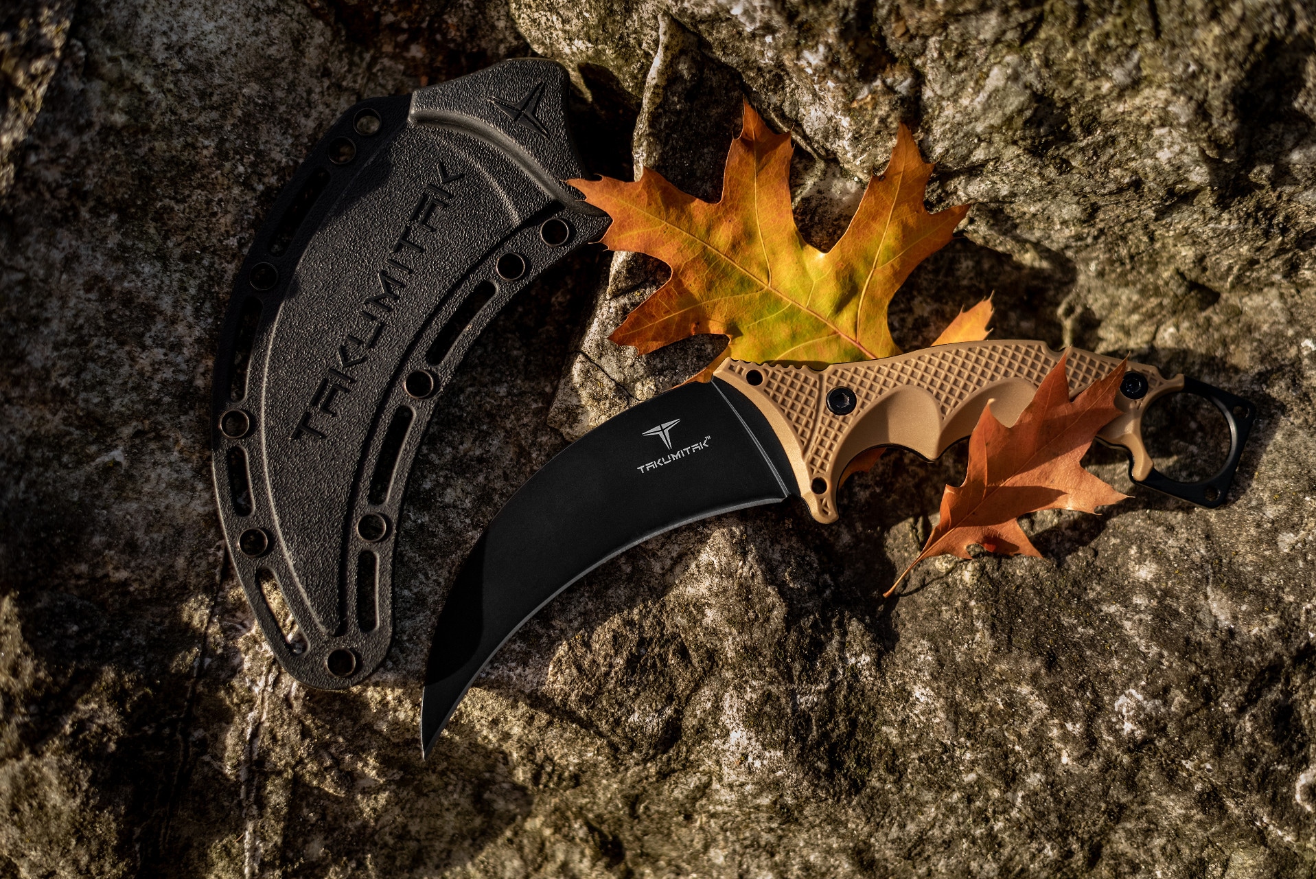 Nóż Takumitak Midnight - Black/Coyote Brown