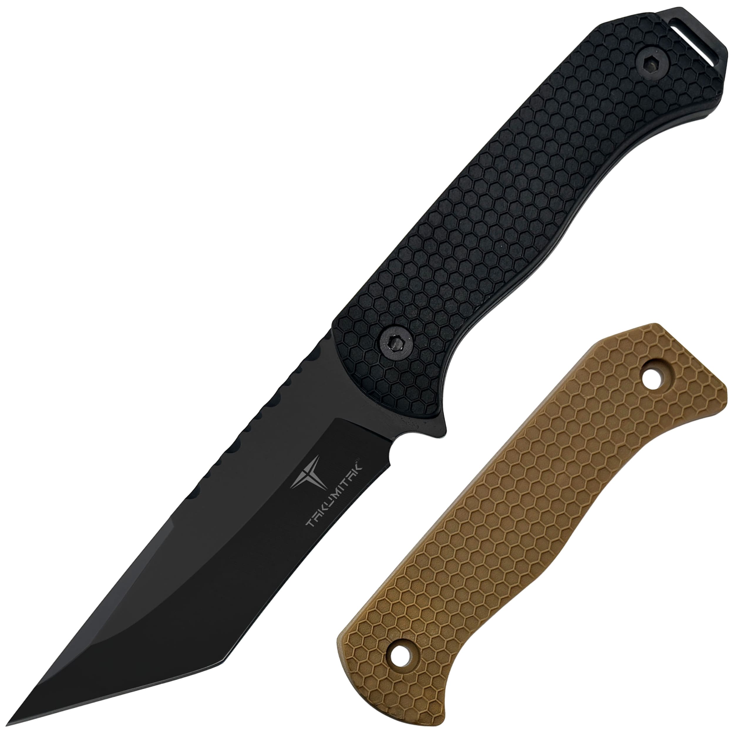 Nóż Takumitak Scalpel - Black/Coyote Brown