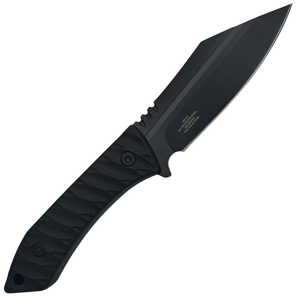 Takumitak Asym Fixed Blade Knife - Black/Coyote Brown