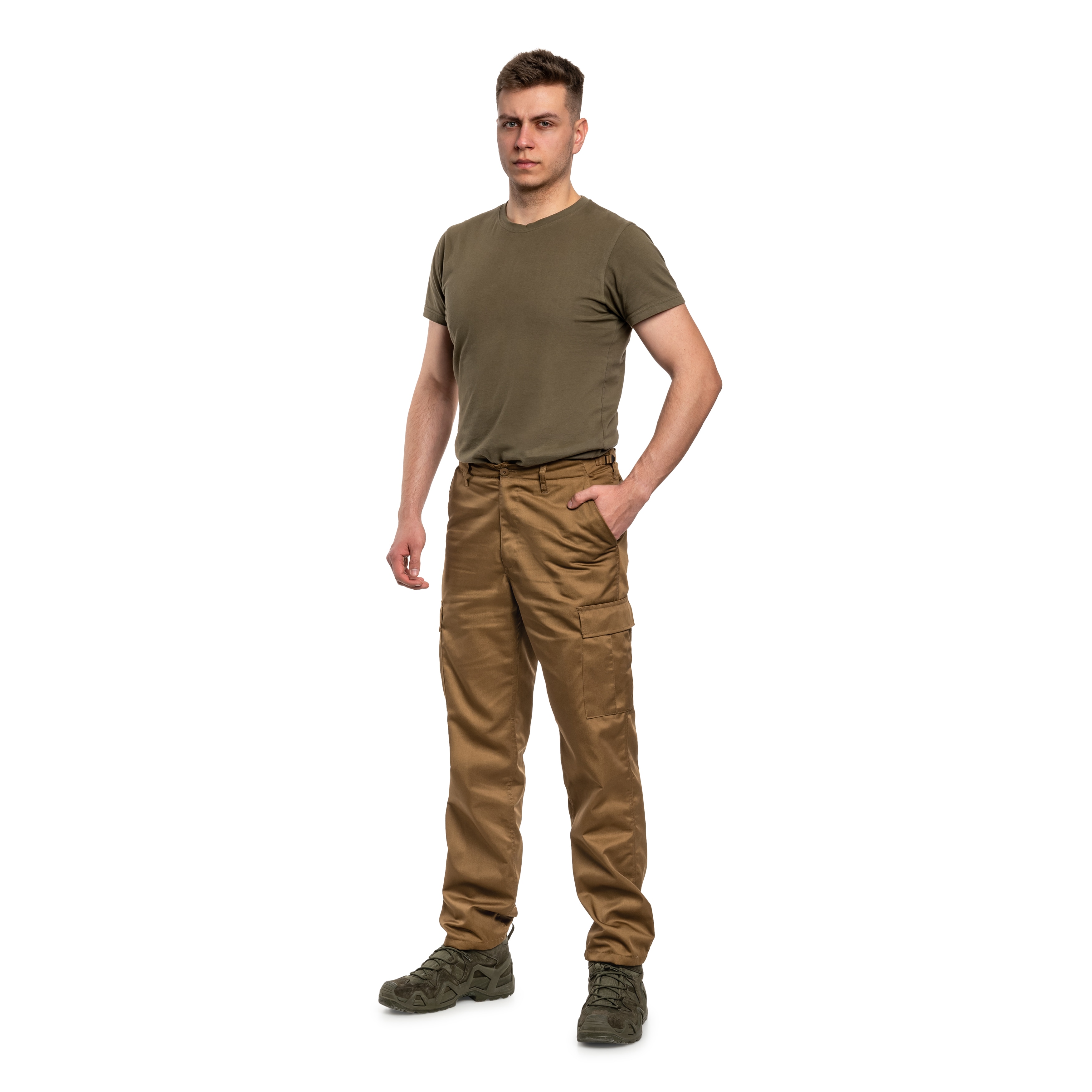 Spodnie wojskowe MFH US Combat BDU - Coyote Tan