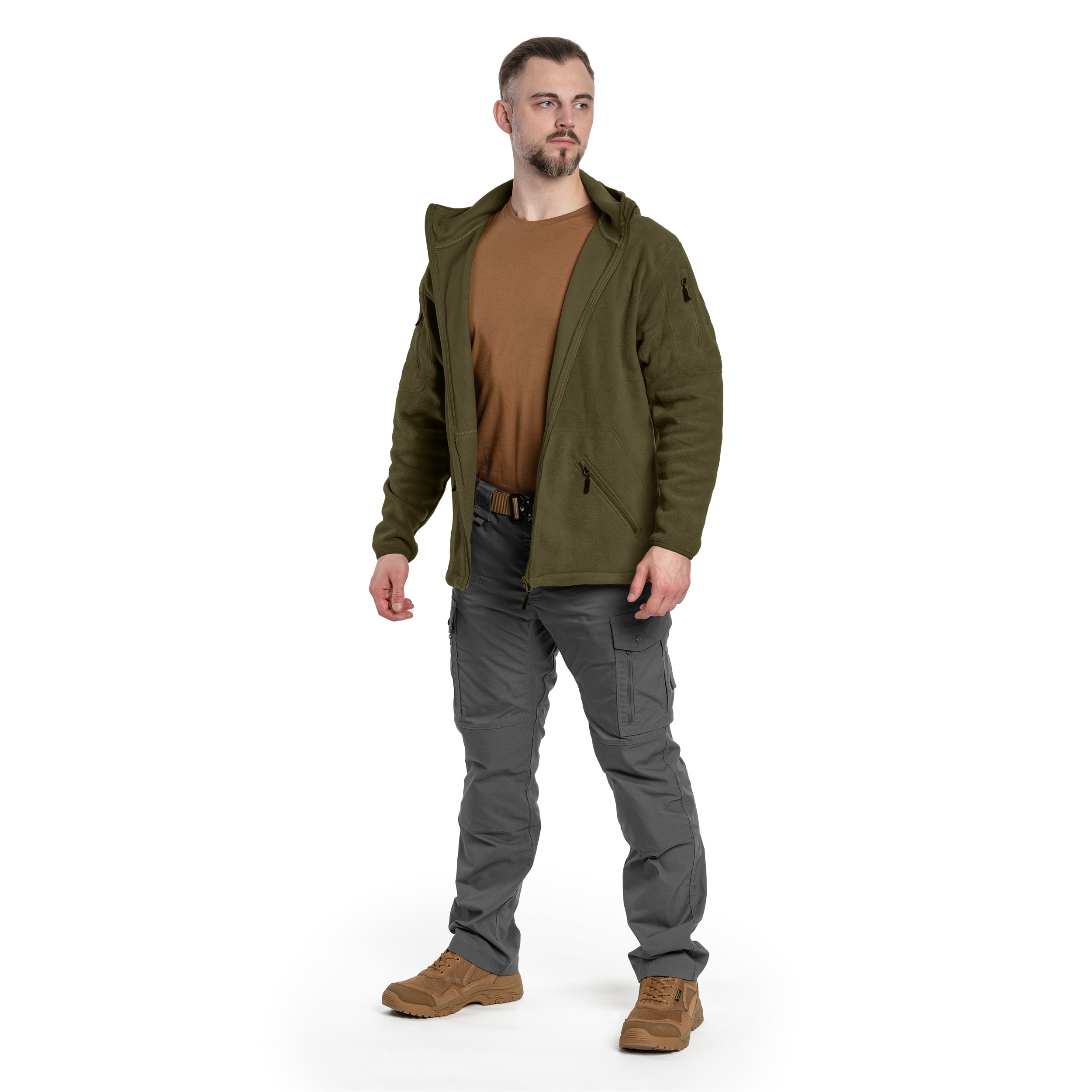 Флісова кофта MFH Tactical - Olive