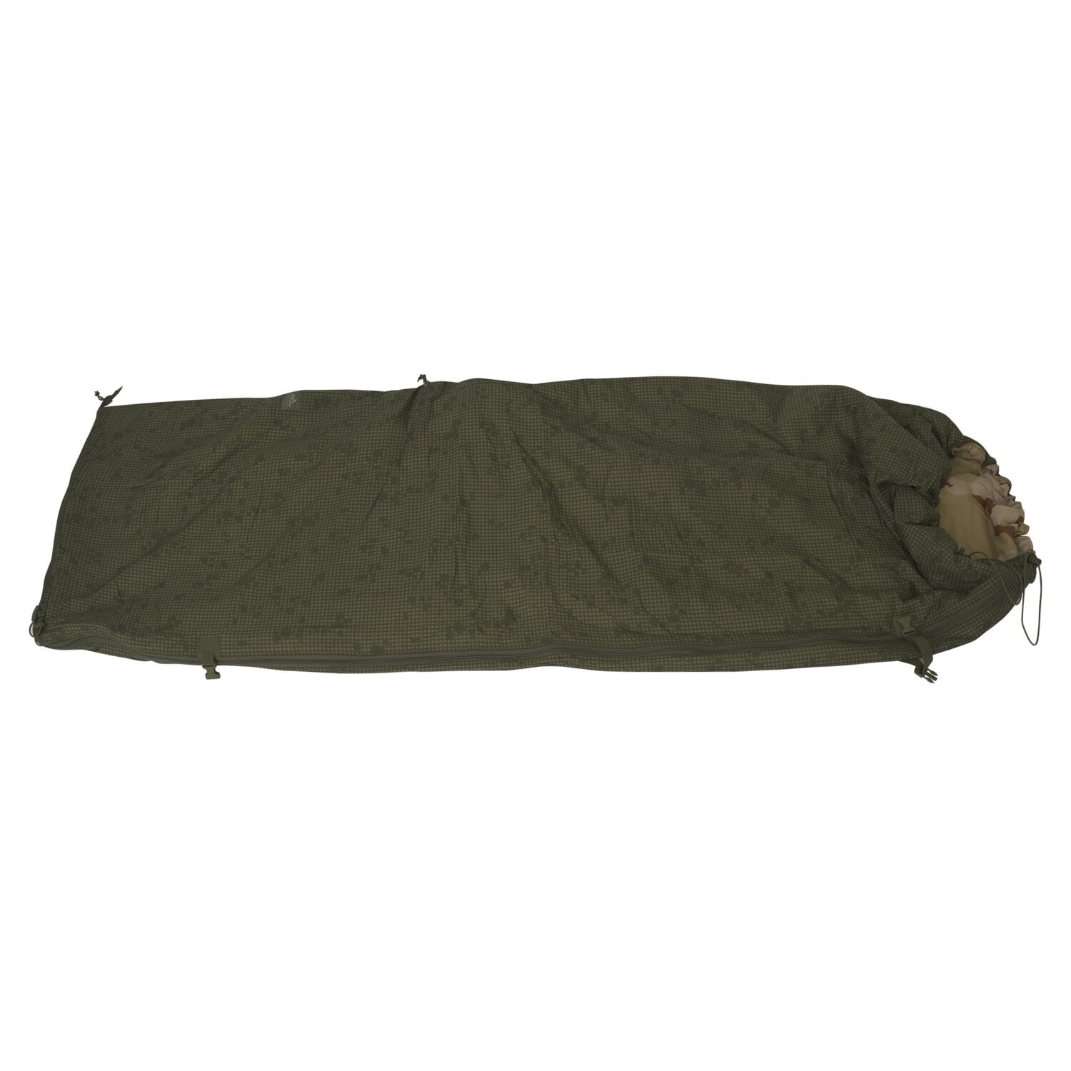 Ponczo dwustronne Helikon-Tex Swagman Roll z funkcją śpiwora - Desert Night Camo/US Desert