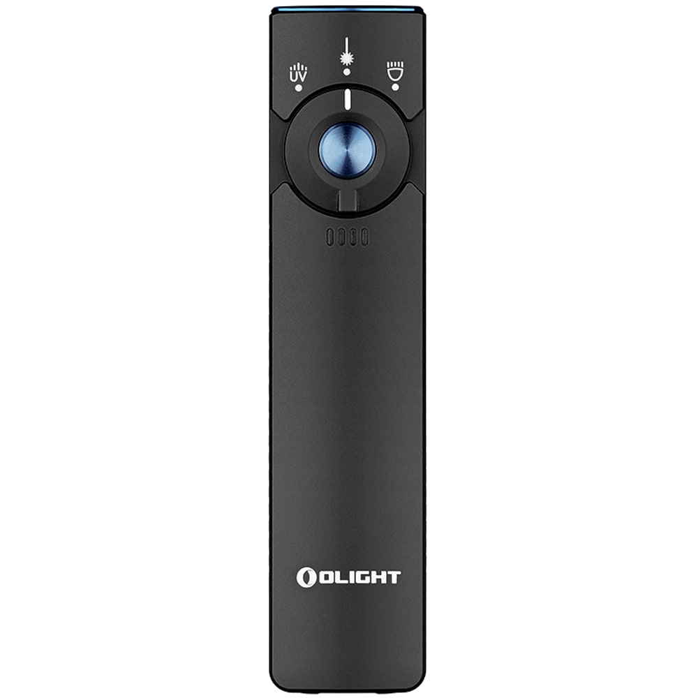 Ліхтарик з лазерним покажчиком Olight Arkfeld Pro UV Cool White Black - 1300 люменів
