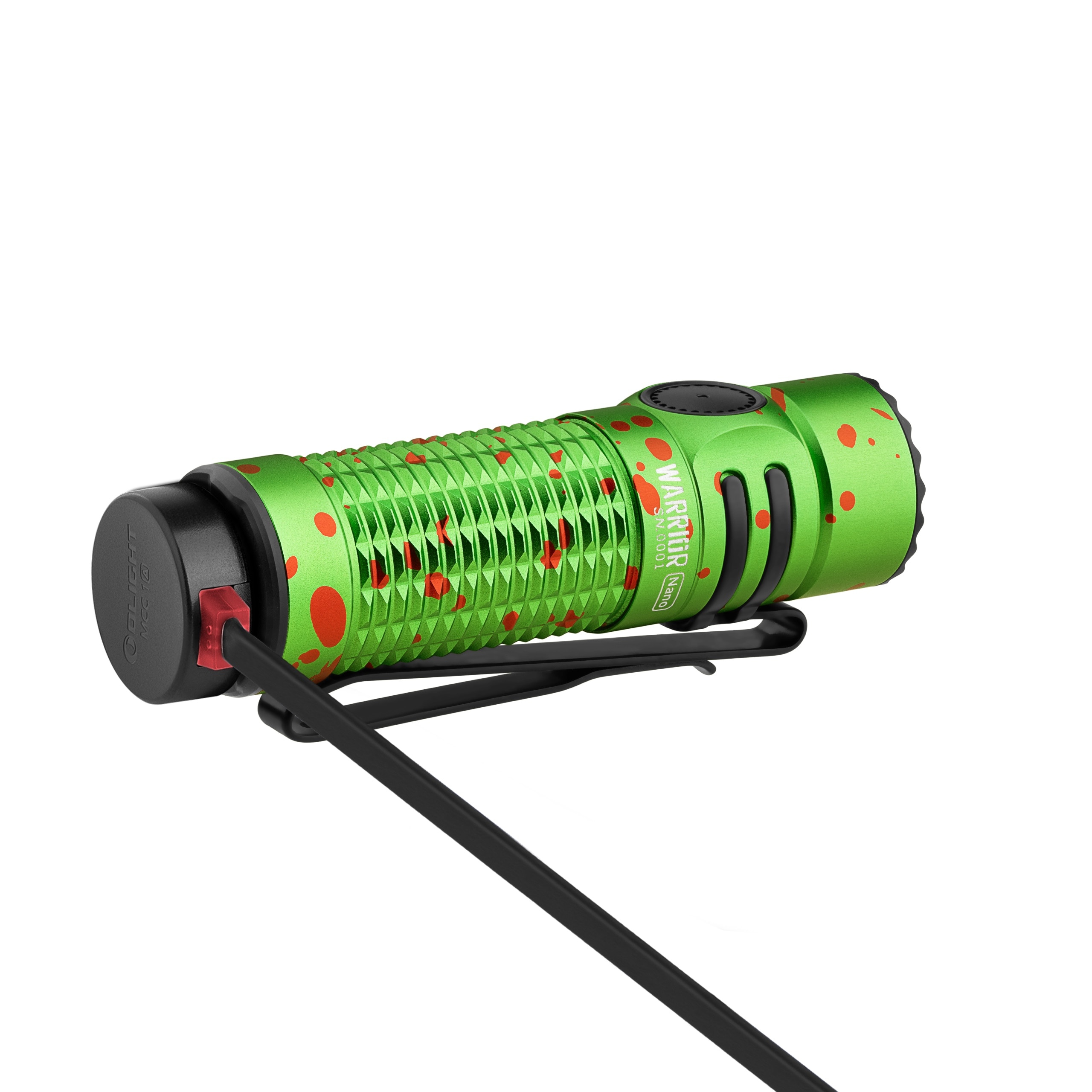 Latarka Olight Warrior Nano Zombie Green - 1200 lumenów