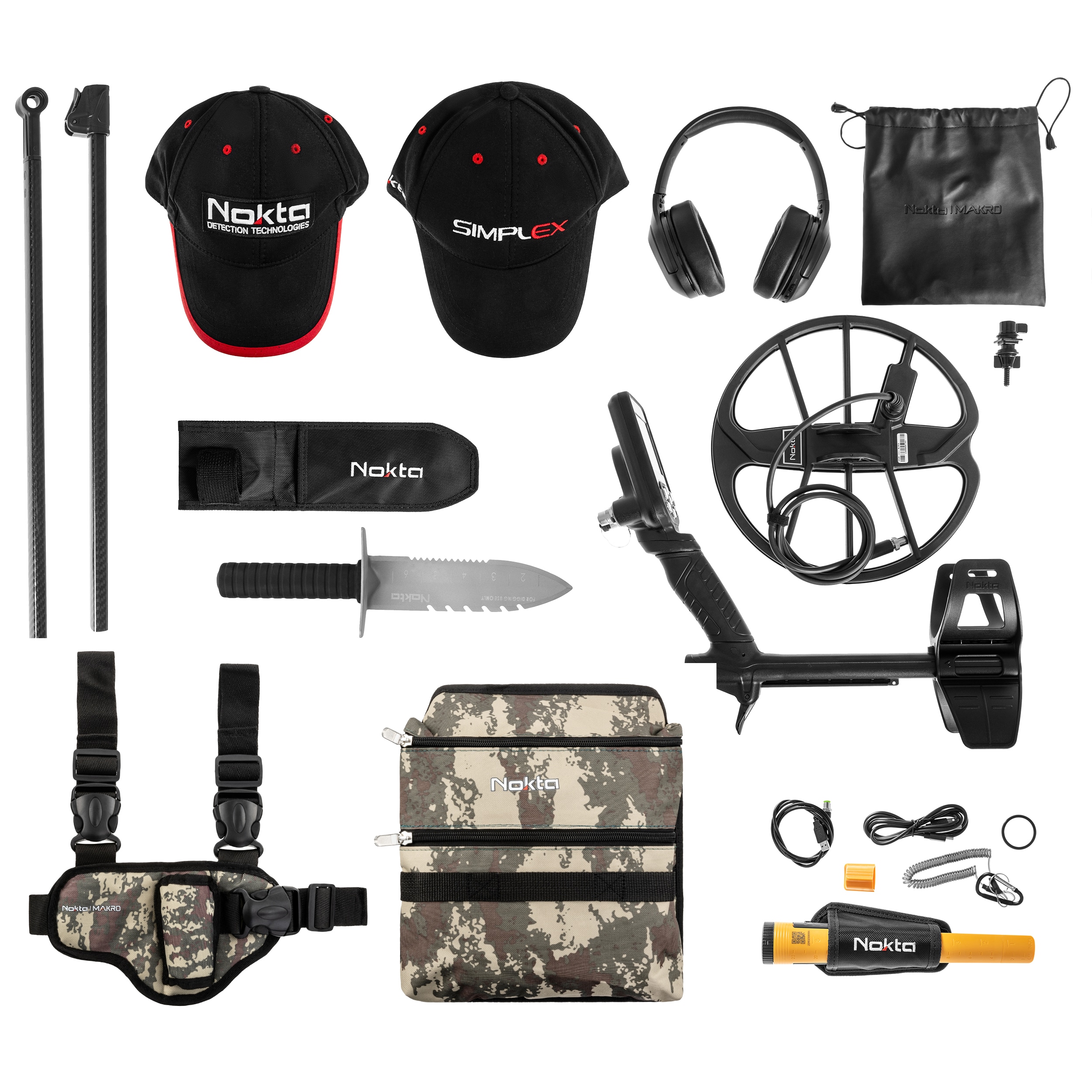 Wykrywacz metali Nokta Simplex Ultra WHP + AccuPoint - zestaw