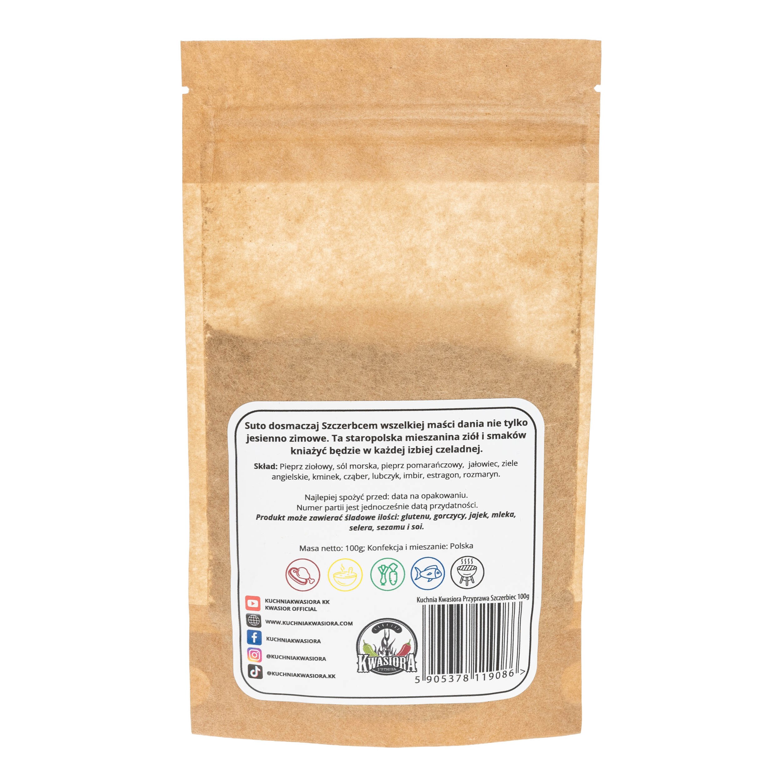Приправа Kuchnia Kwasiora Szczerbiec 100 г