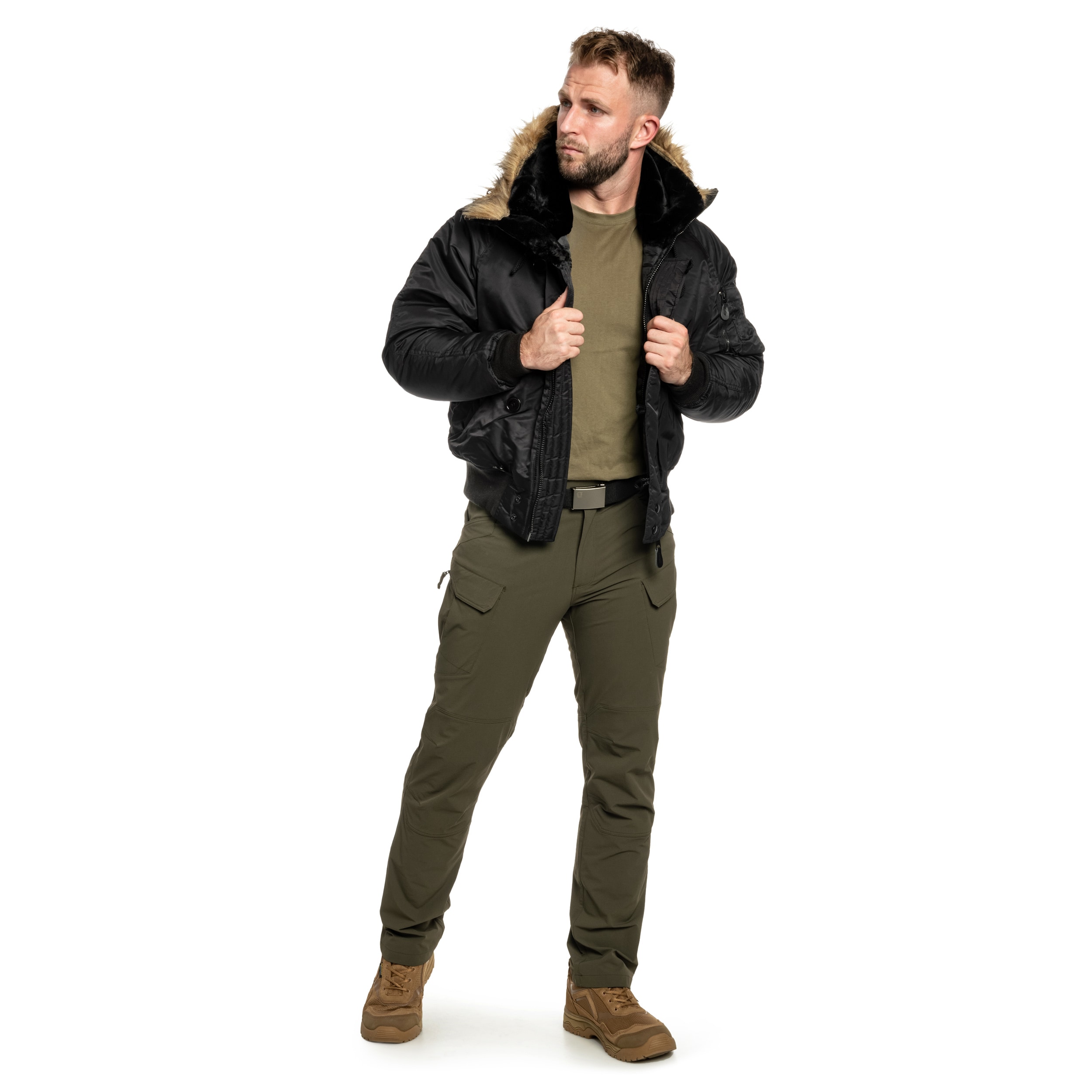 Kurtka Mil-Tec Flight Jacket N2B - Black