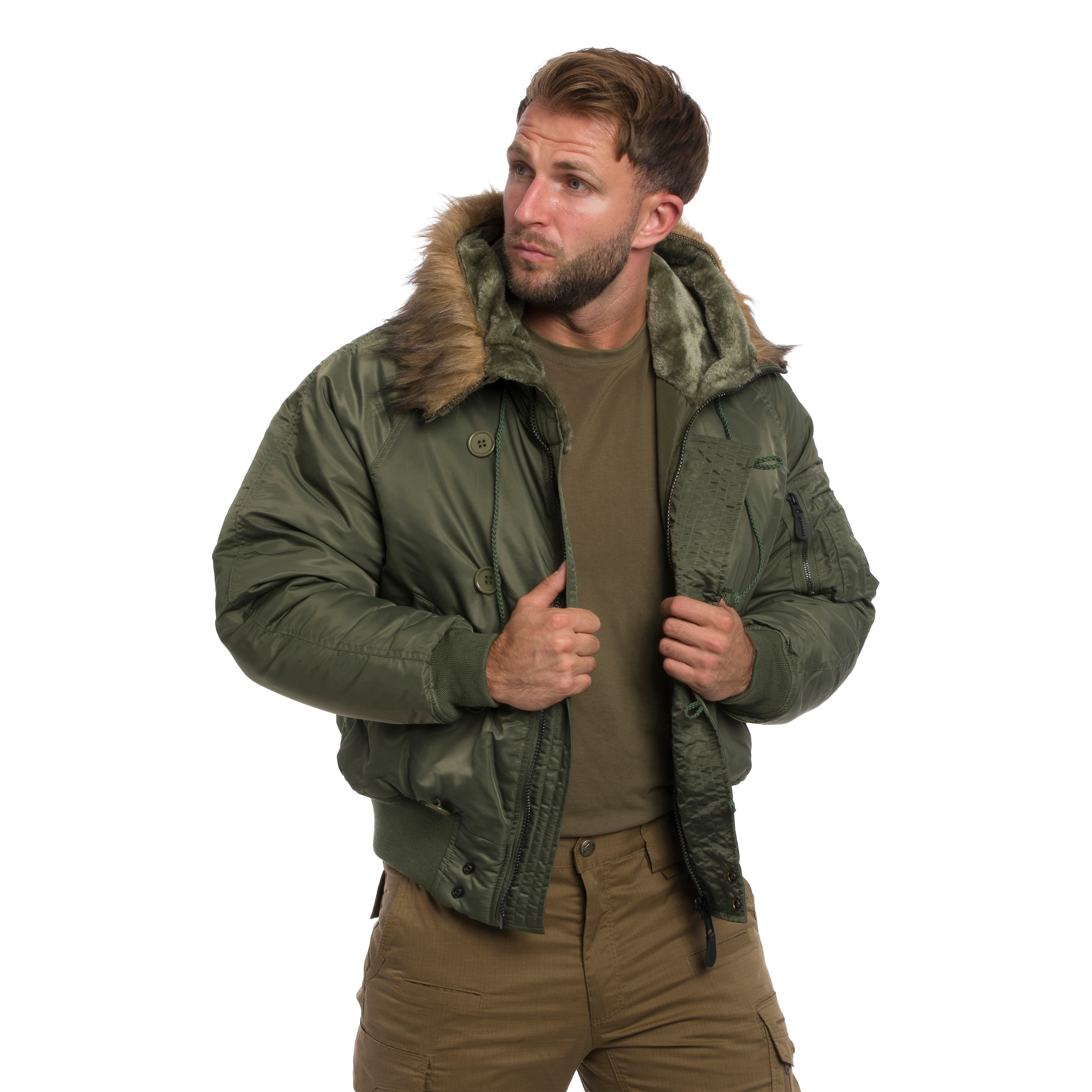 Kurtka Mil-Tec Flight Jacket N2B - Olive
