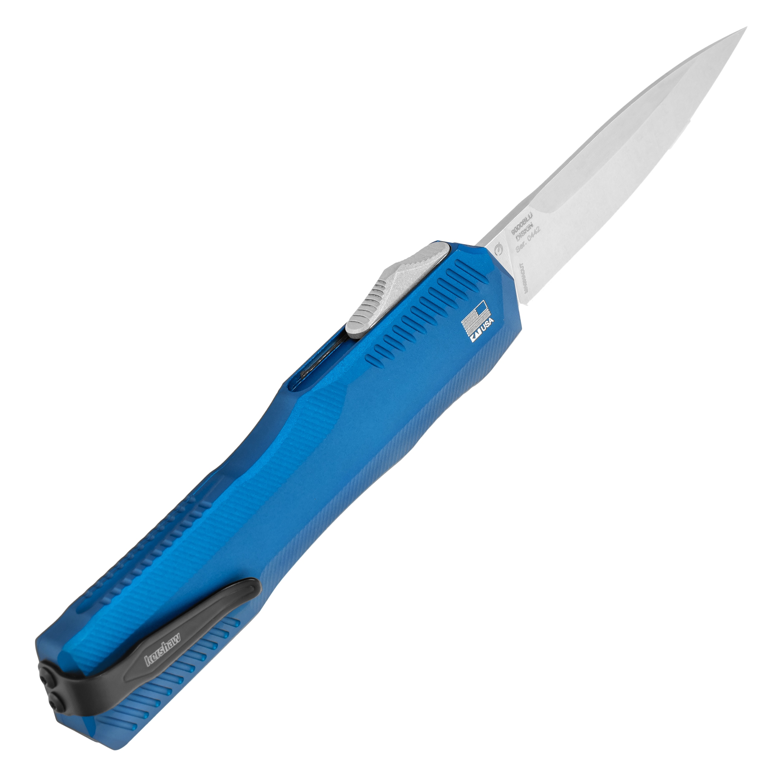 Nóż sprężynowy Kershaw Livewire - Blue
