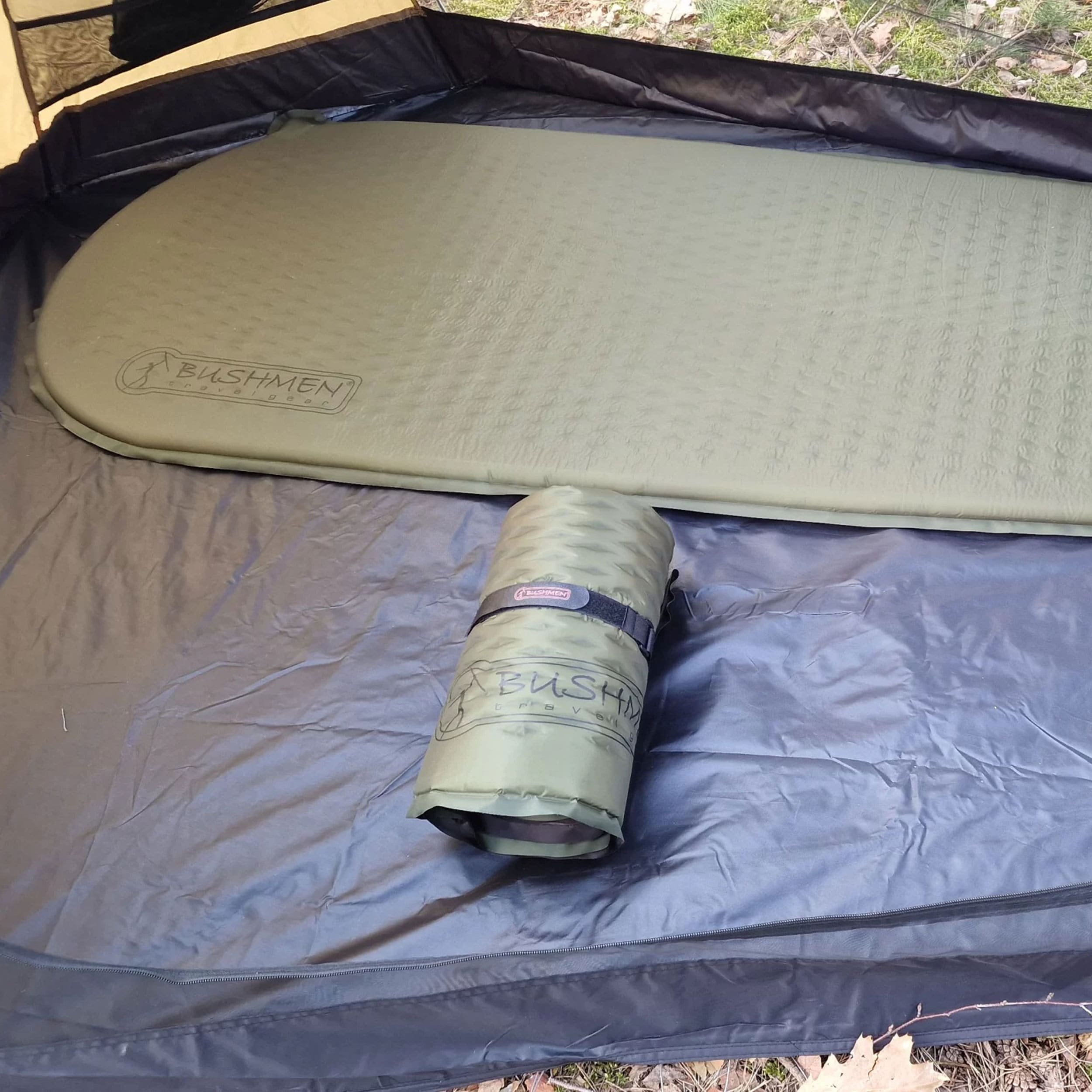 Самонадувний килимок Bushmen FIT 640 - Оливковий