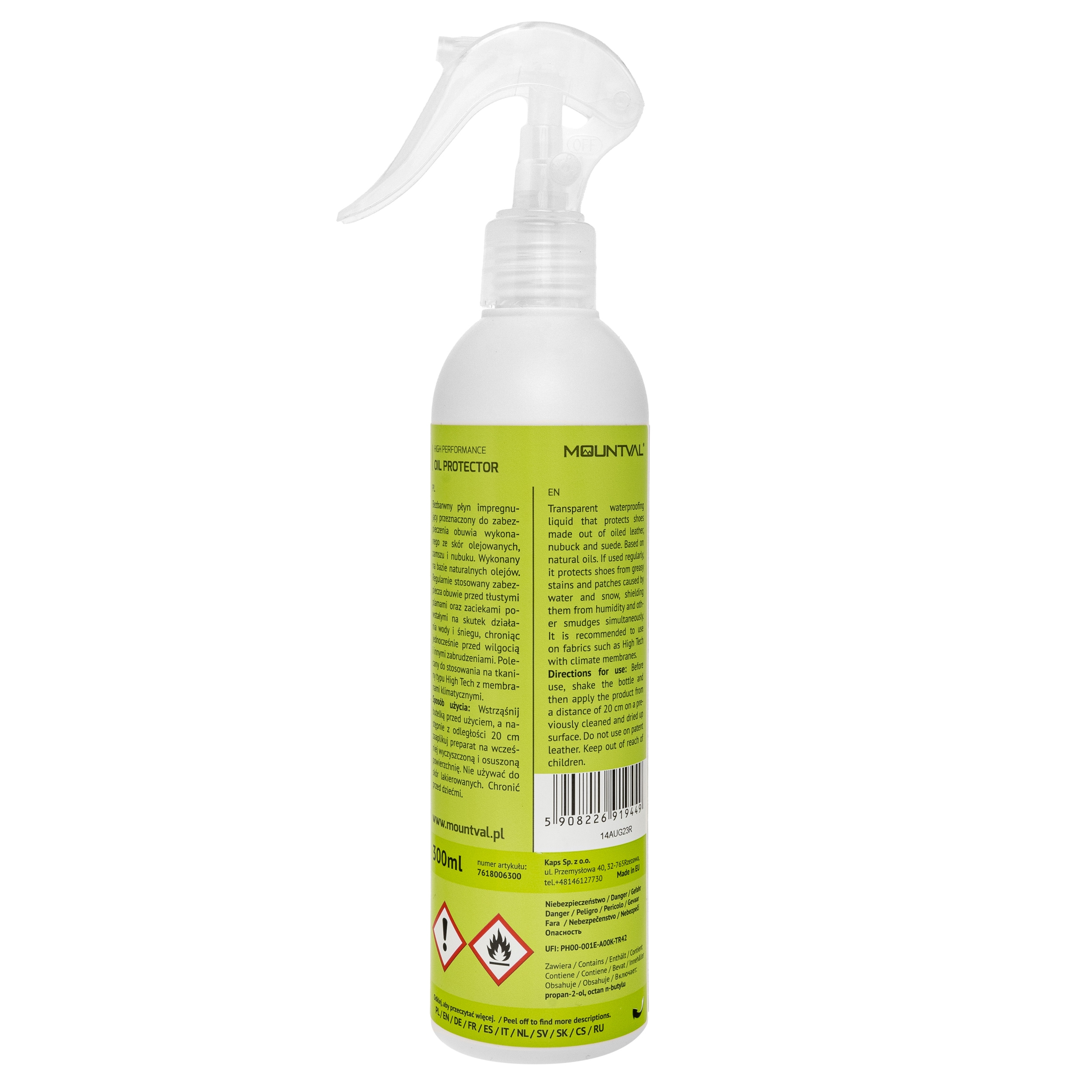 Impregnat Mountval Oil Protector 300 ml - Bezbarwny