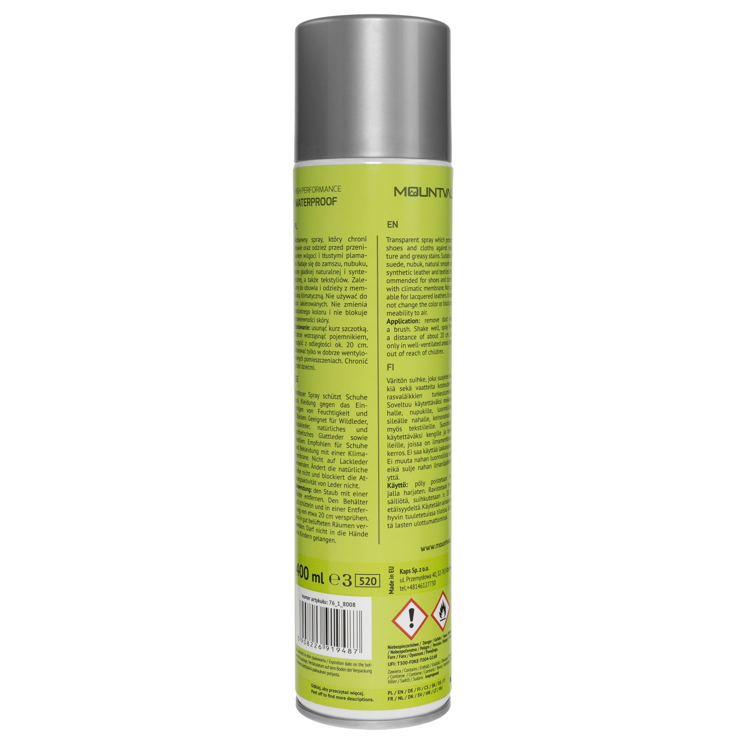 Impregnat Mountval Waterproof Spray 400 ml 