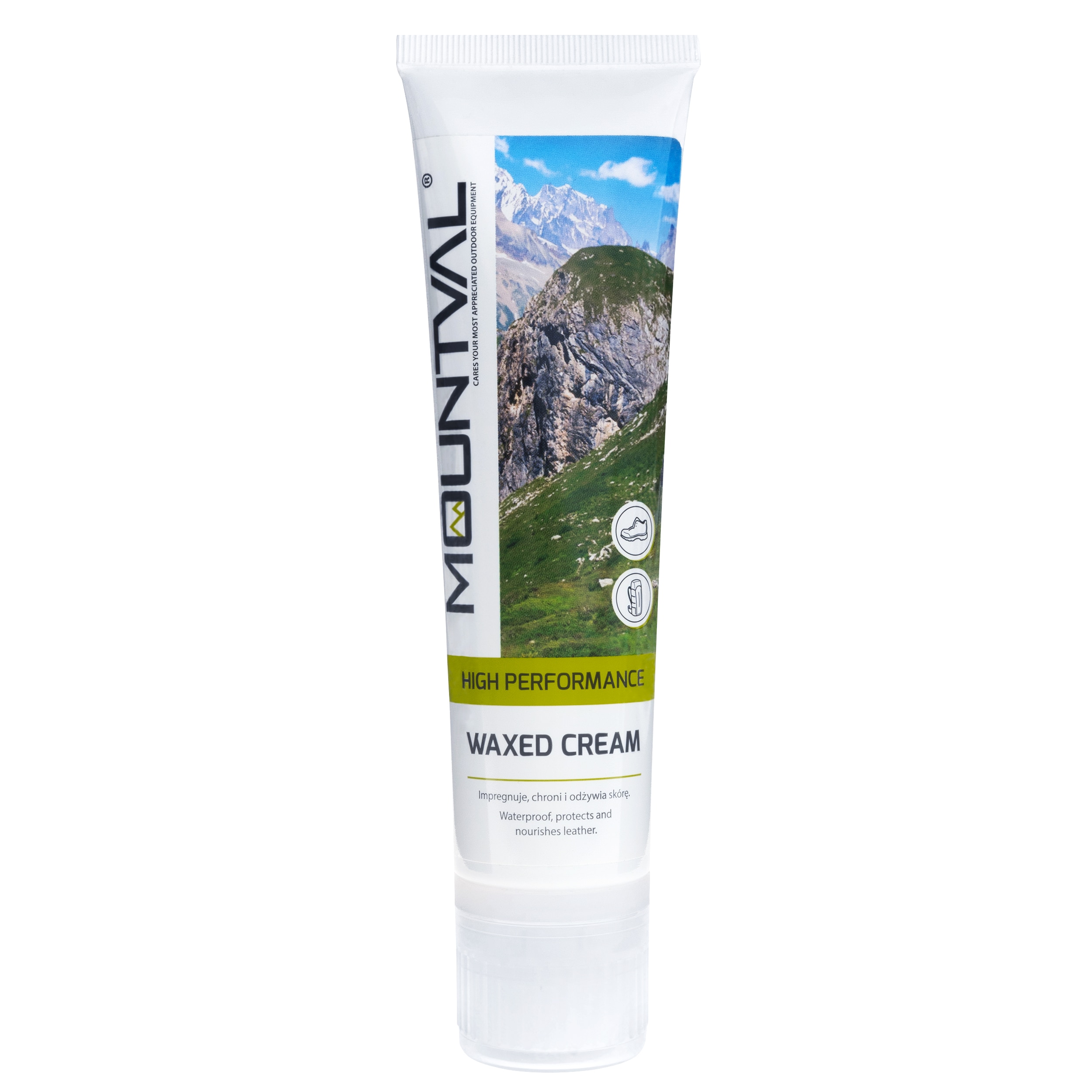 Krem do skór licowych Mountval Waxed Cream 100 ml - Bezbarwny