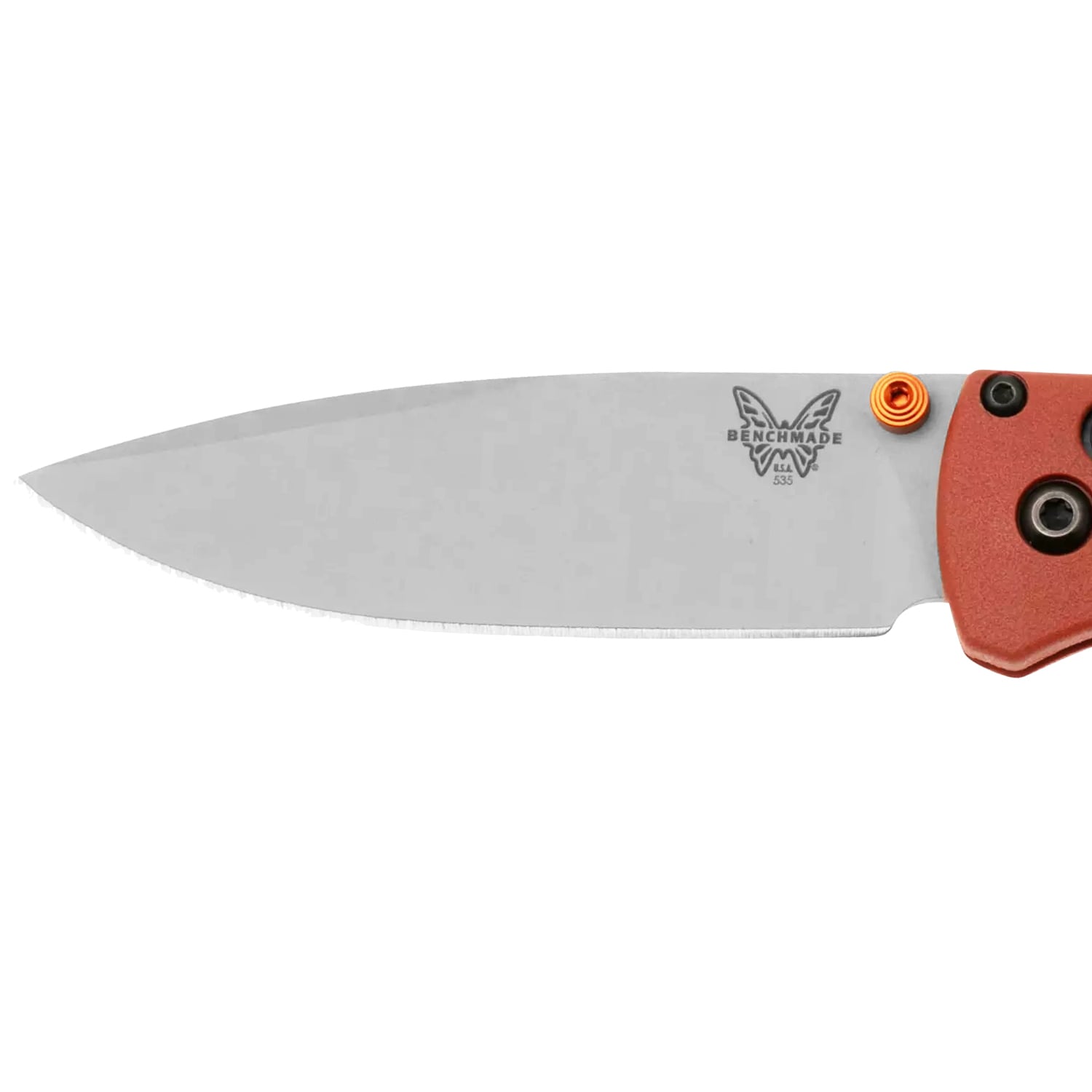 Nóż składany Benchmade Mini Bugout CPM-S30V - Orange Grivory