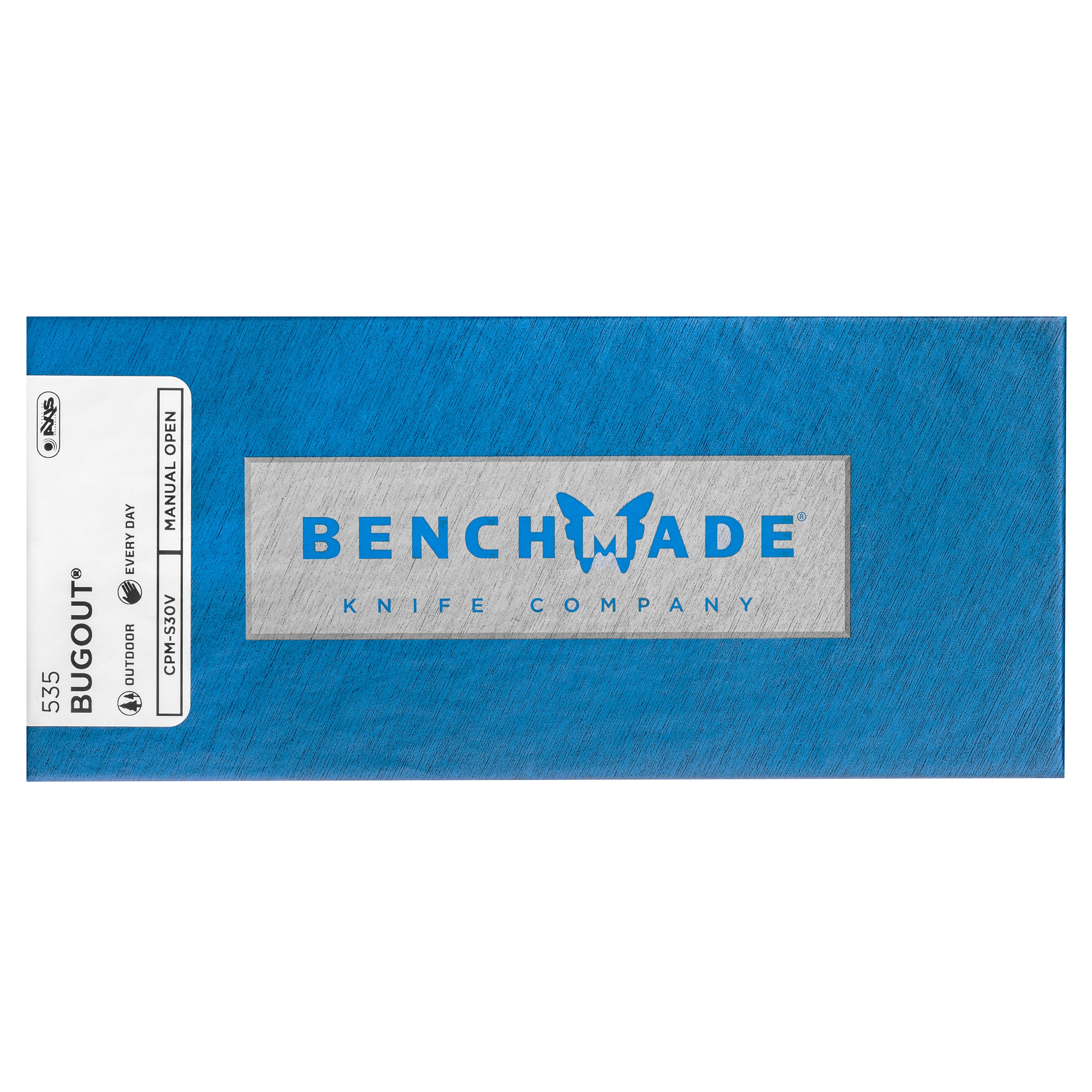 Nóż składany Benchmade Bugout CPM-S30V - Blue Grivory