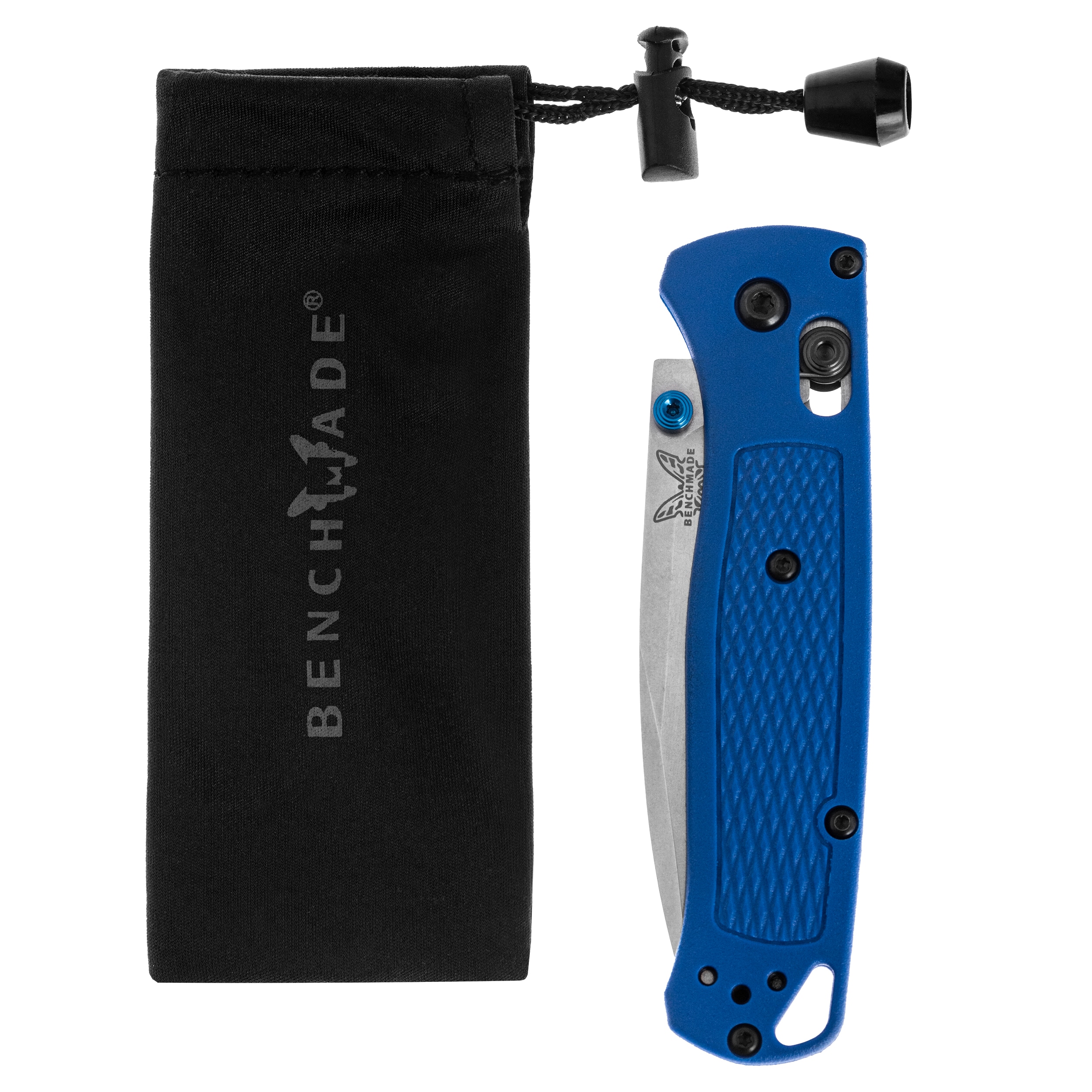 Nóż składany Benchmade Bugout CPM-S30V - Blue Grivory