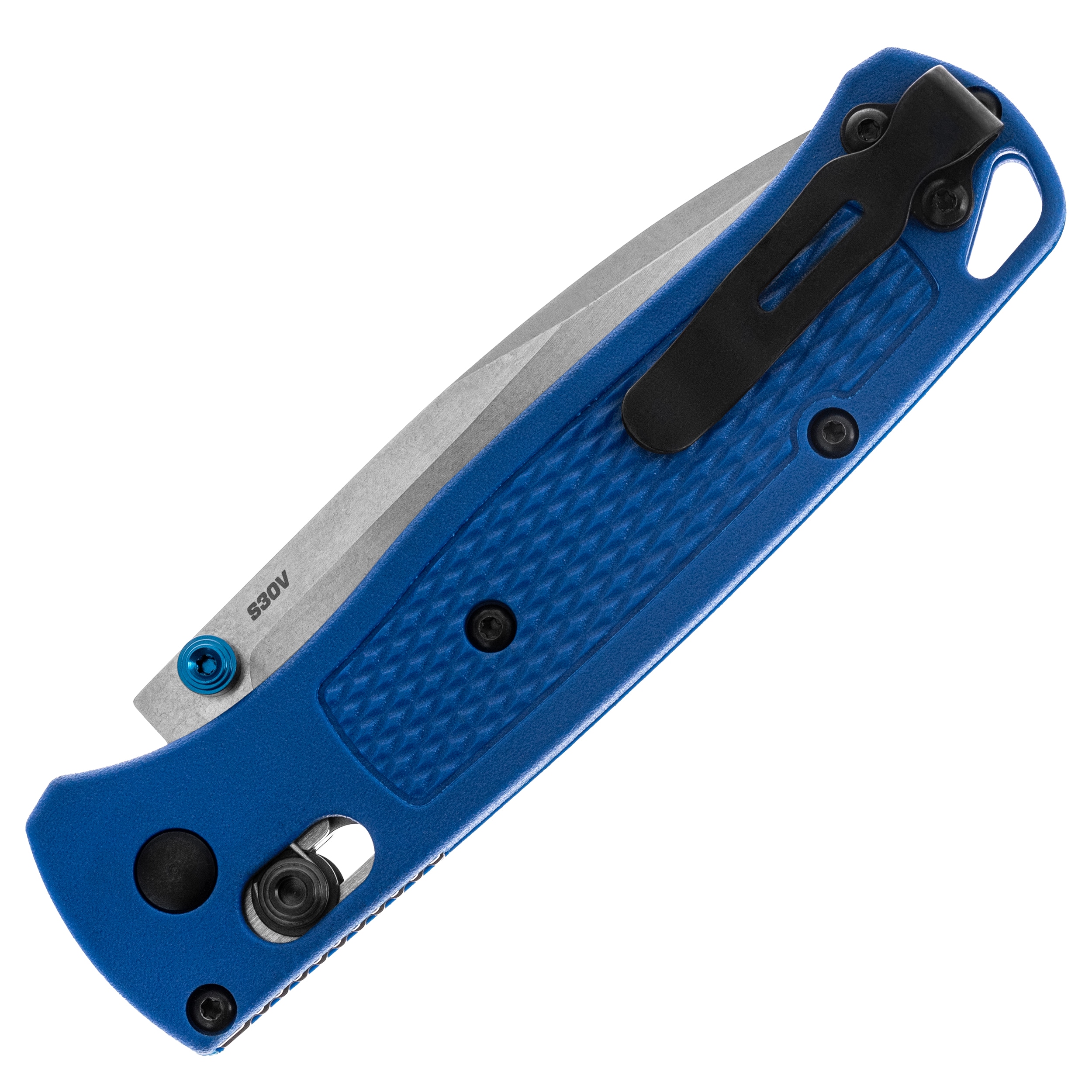 Nóż składany Benchmade Bugout CPM-S30V - Blue Grivory