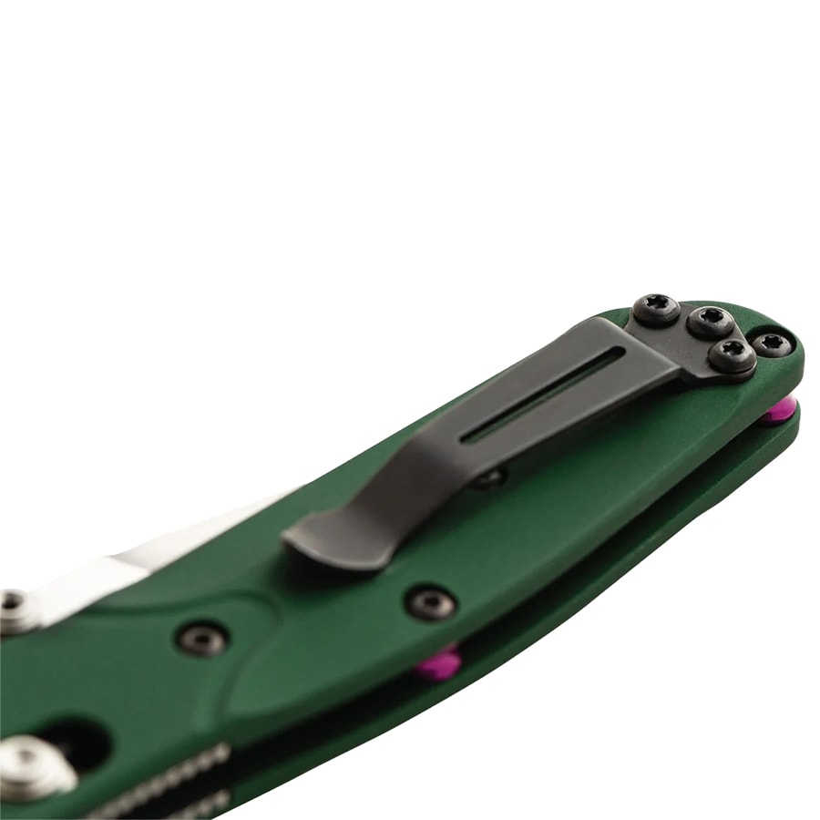 Nóż składany Benchmade Mini Osborne CPM-S30V - Green Aluminium
