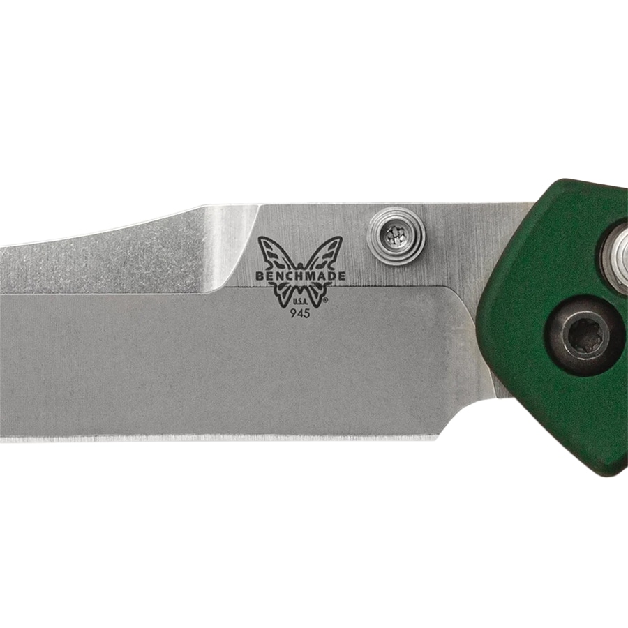 Nóż składany Benchmade Mini Osborne CPM-S30V - Green Aluminium