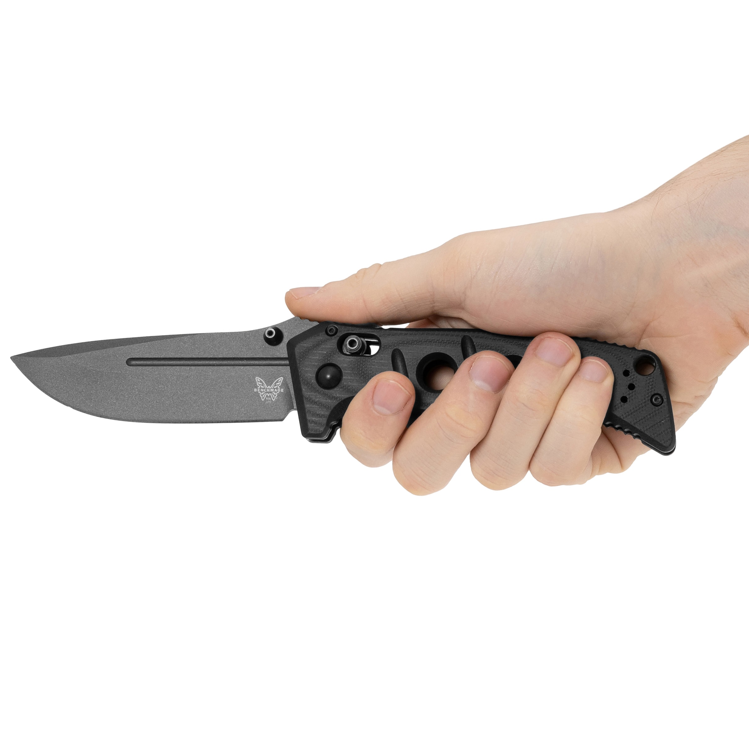 Benchmade Adamas CPM-CruWear Folding Knife - Black G10