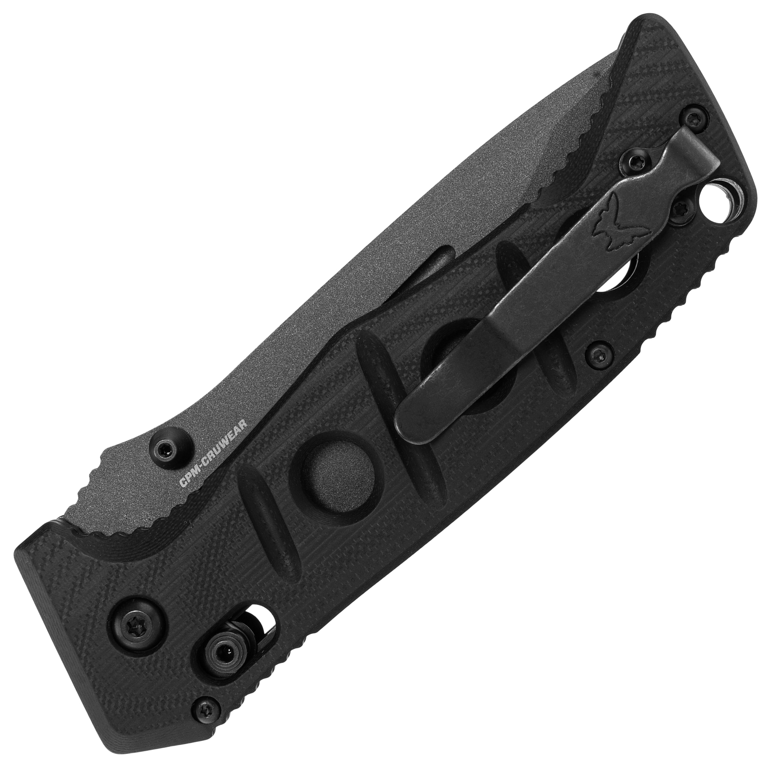 Benchmade Adamas CPM-CruWear Folding Knife - Black G10