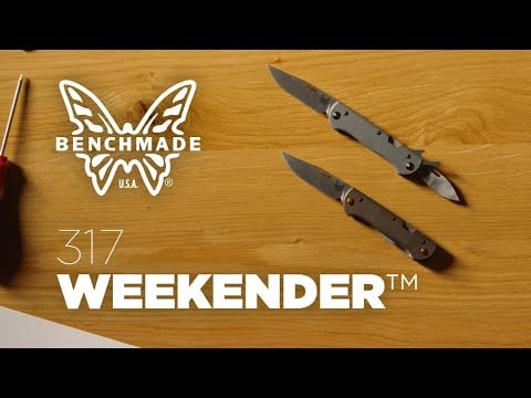 Scyzoryk Benchmade Weekender CPM-S30V - Green Canvas Micarta