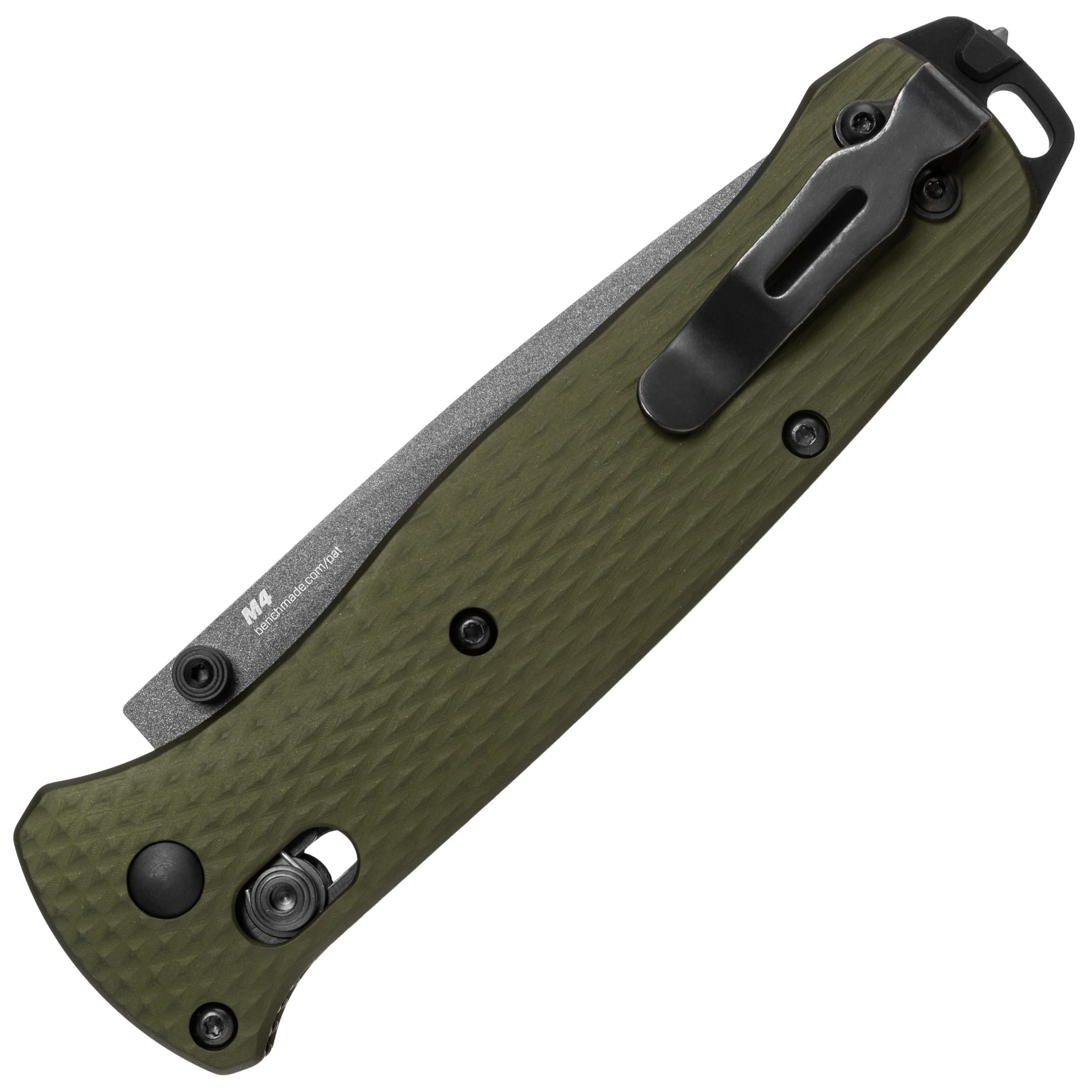Benchmade Bailout CPM-M4 Folding Knife - Woodland Green Aluminium