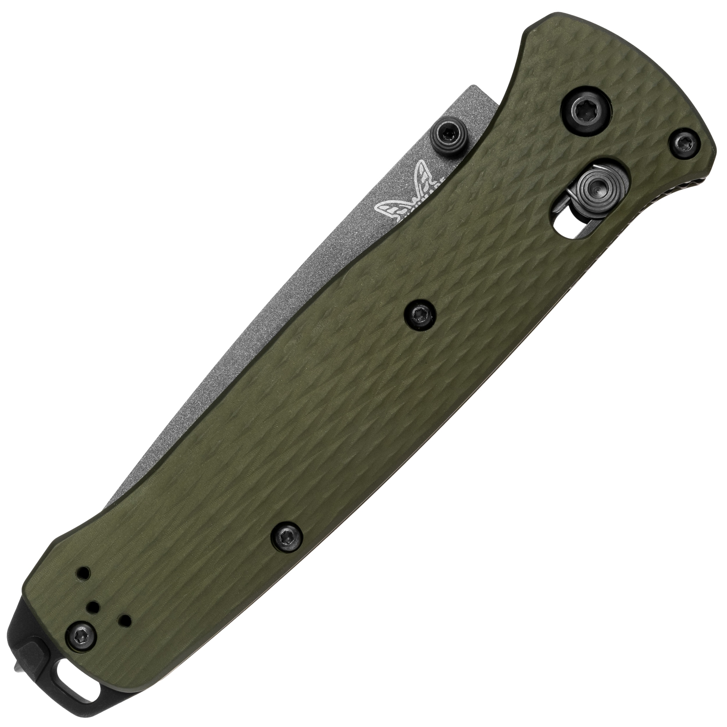 Benchmade Bailout CPM-M4 Folding Knife - Woodland Green Aluminium