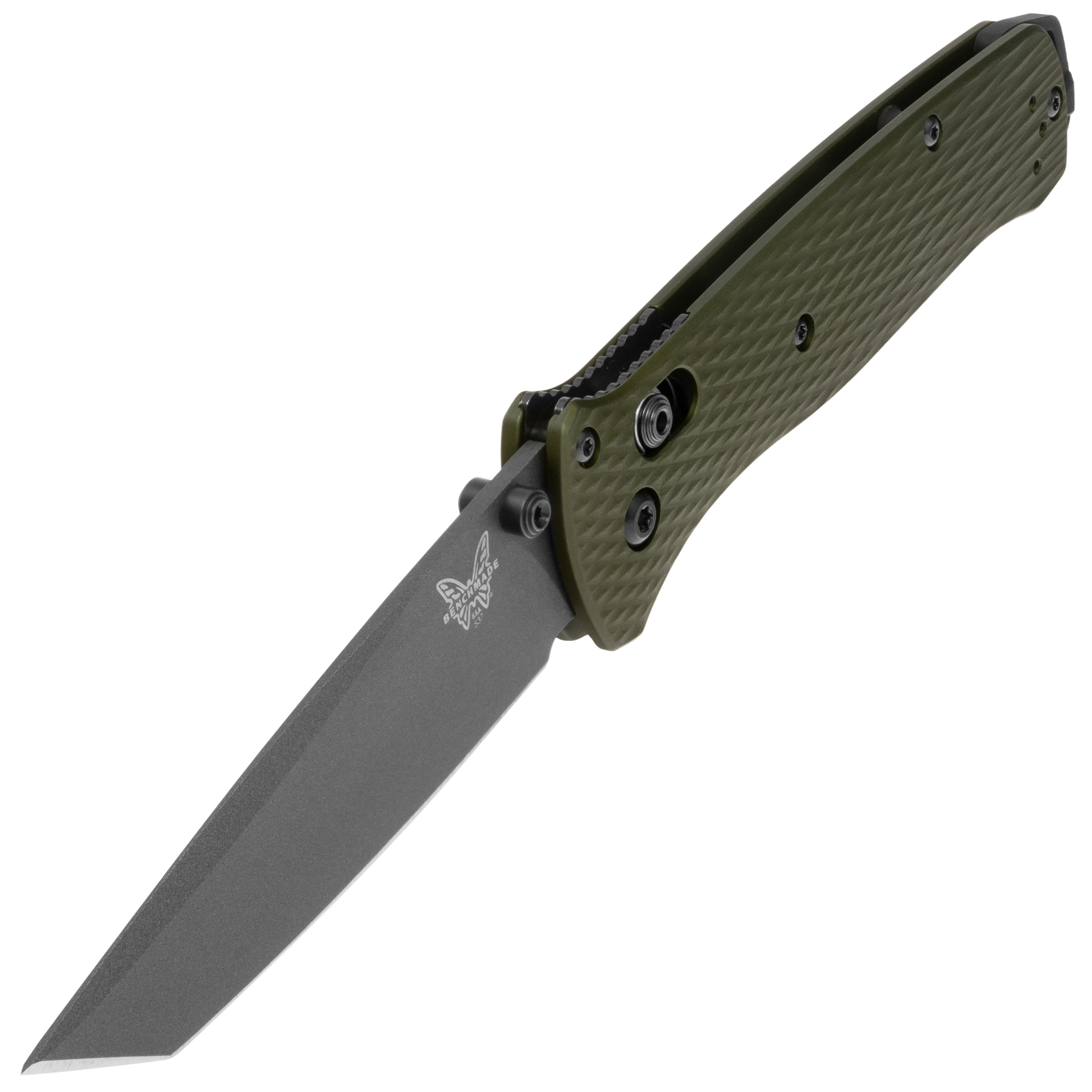Benchmade Bailout CPM-M4 Folding Knife - Woodland Green Aluminium