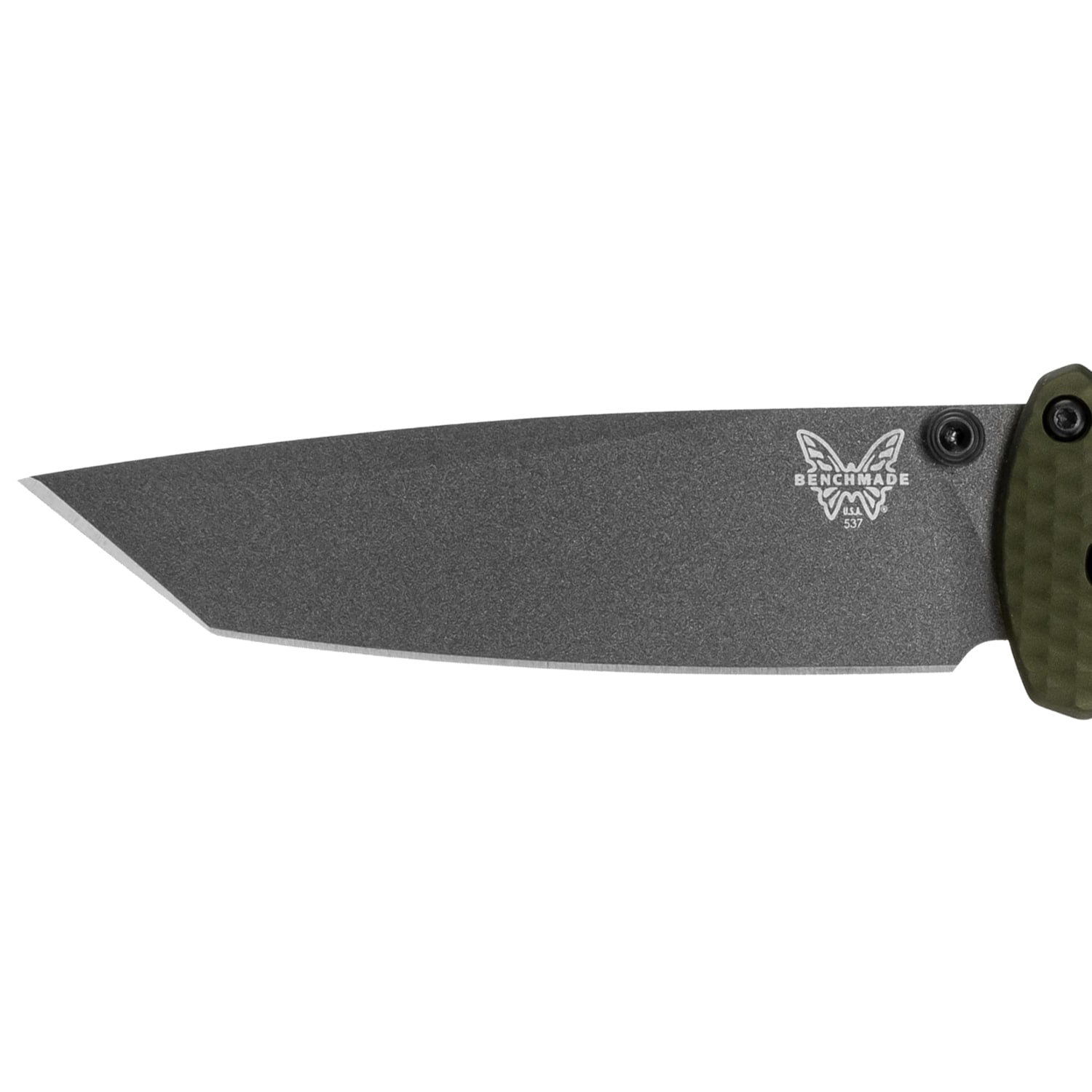 Nóż składany Benchmade Bailout CPM-M4 - Woodland Green Aluminium