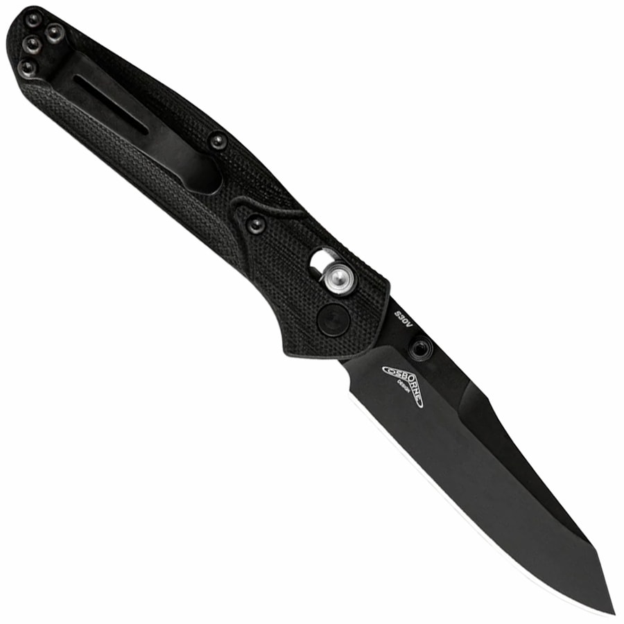 Nóż składany Benchmade Mini Osborne CPM-S30V - Blue&Black G10