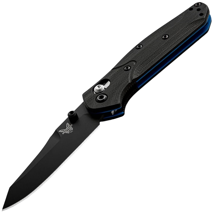 Nóż składany Benchmade Mini Osborne CPM-S30V - Blue&Black G10
