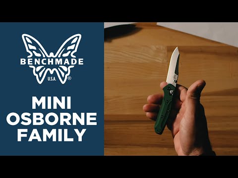 Nóż składany Benchmade Mini Osborne CPM-S30V - Blue&Black G10