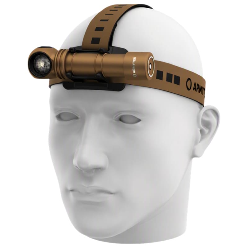 Armytek Wizard C2 Pro Magnet USB White Sand head and angle flashlight - 2500 lumens