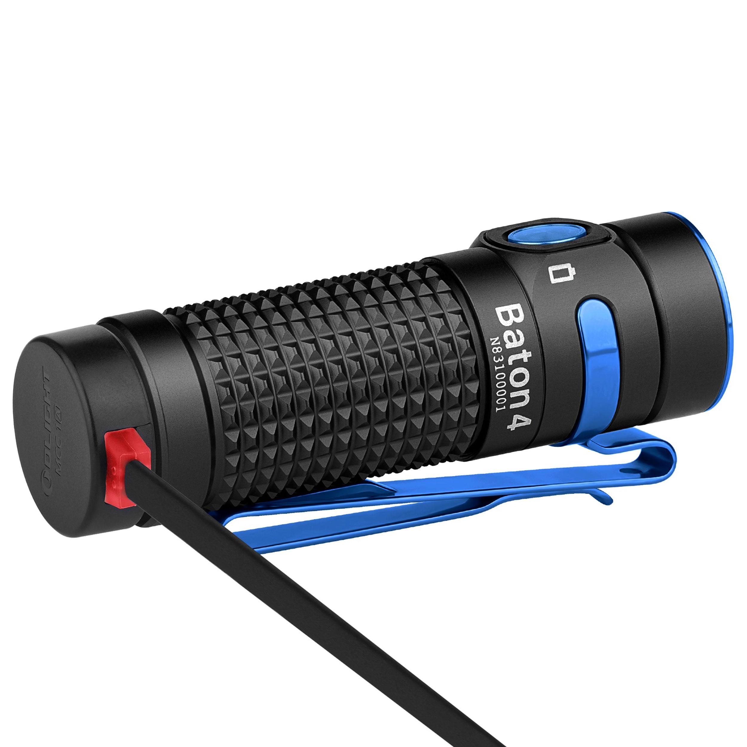 Акумуляторний ліхтарик Olight Baton 4 Black - 1300 люменів