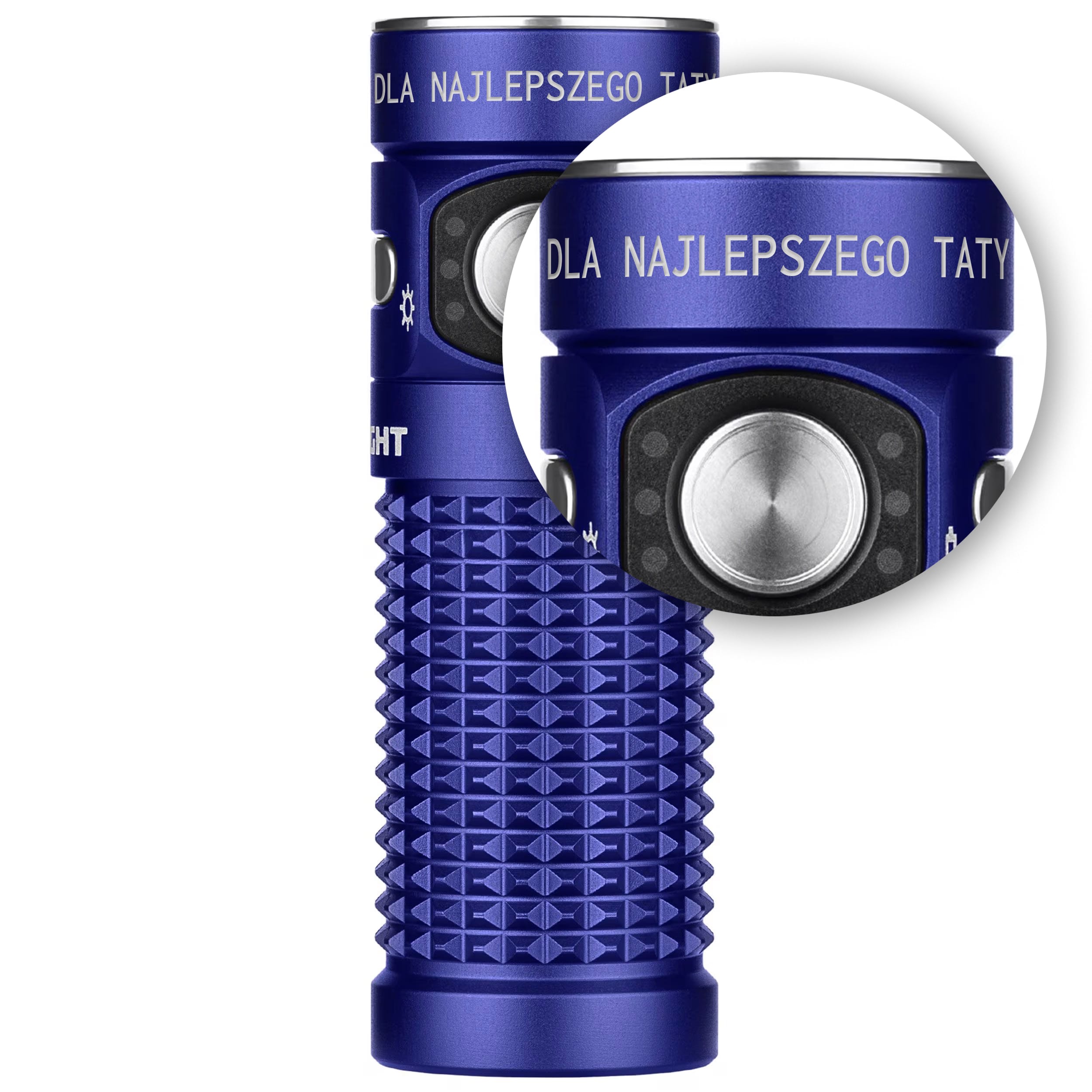 Акумуляторний ліхтарик Olight Baton 4 Regal Blue - 1300 люменів