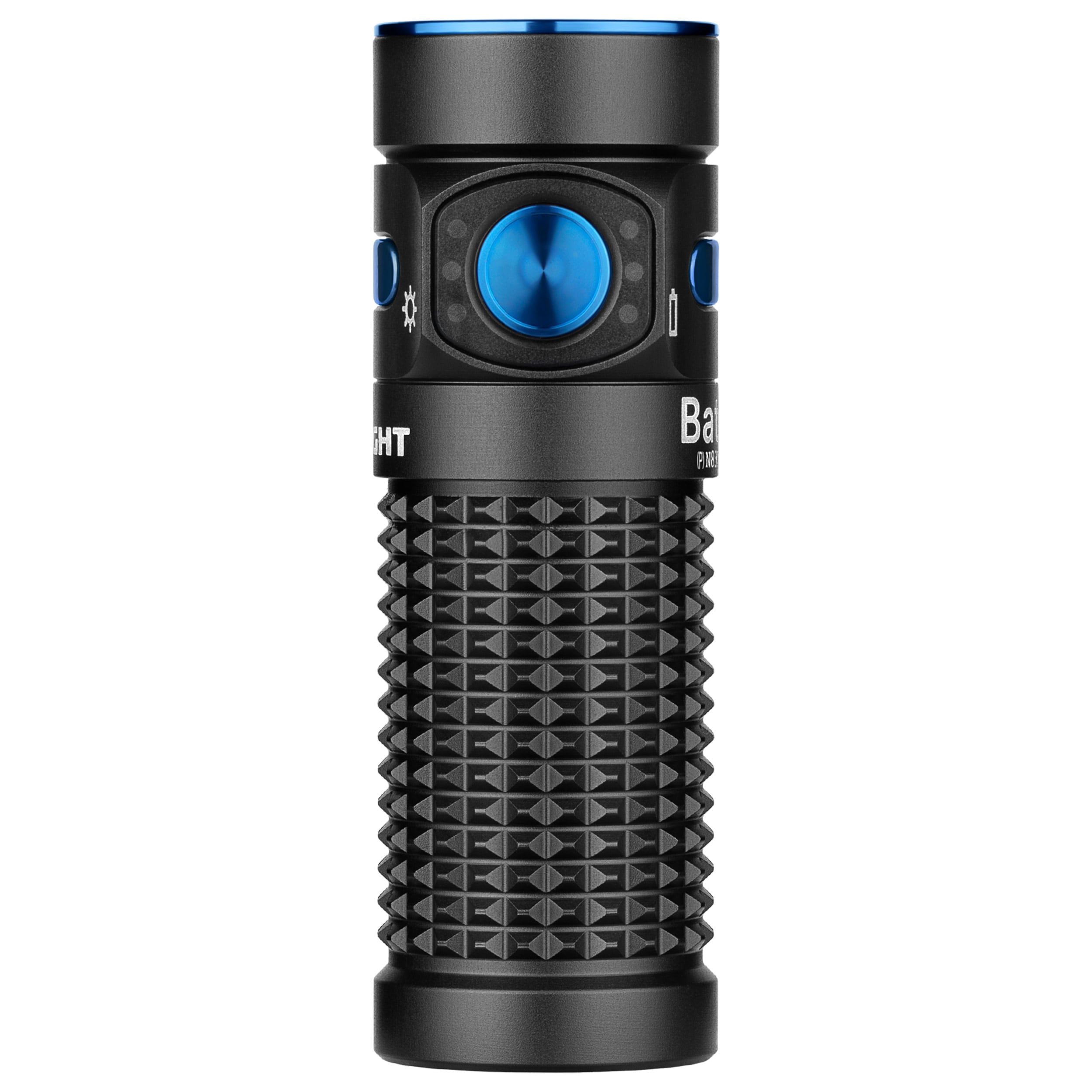 Latarka Olight Baton 4 Premium Edition Black z bezprzewodowym etui ładującym - 1300 lumenów
