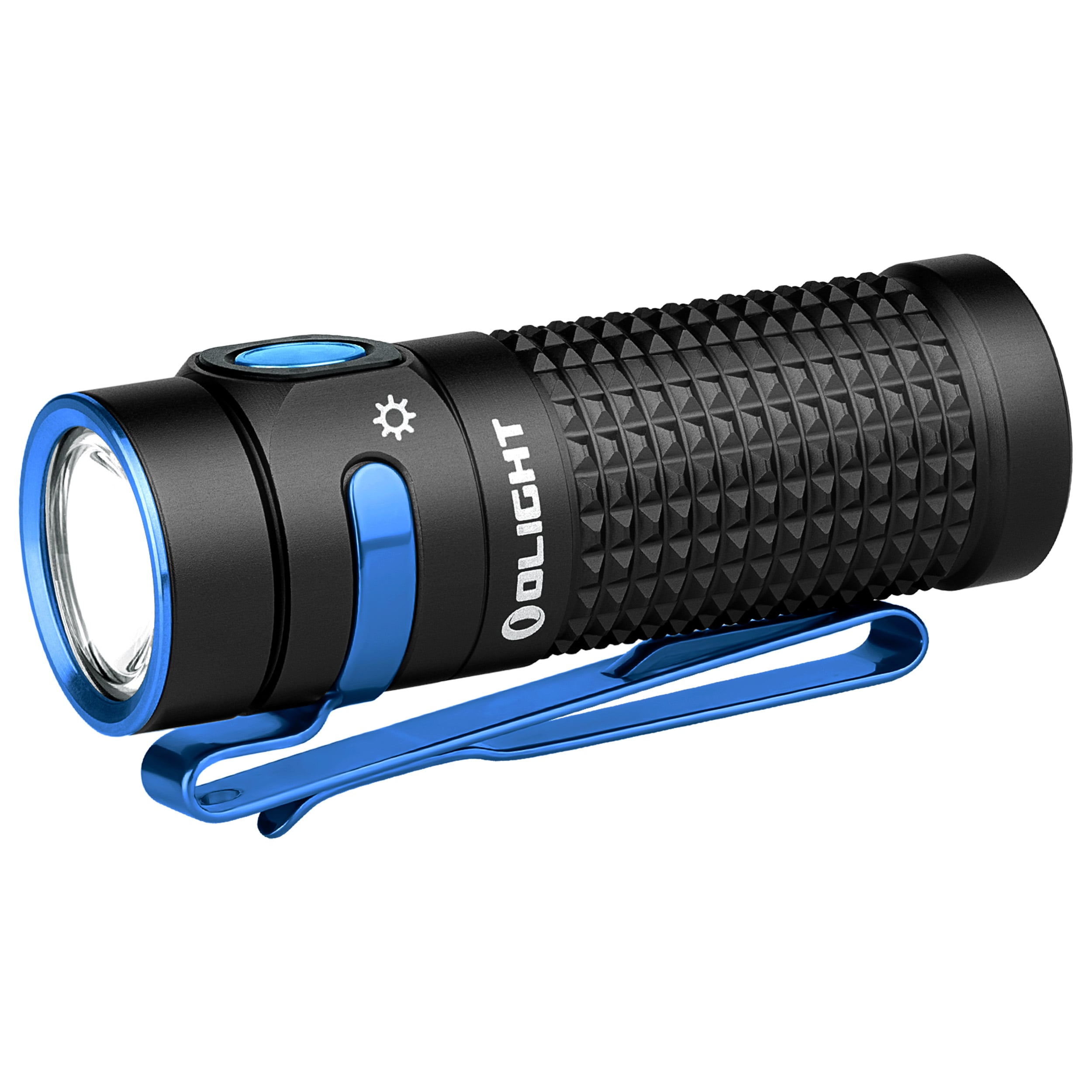 Latarka Olight Baton 4 Premium Edition Black z bezprzewodowym etui ładującym - 1300 lumenów