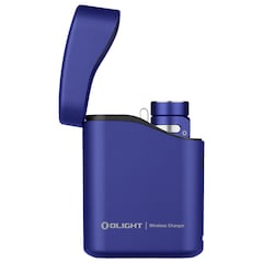 Latarka Olight Baton 4 Premium Edition Regal Blue z bezprzewodowym etui ładującym - 1300 lumenów