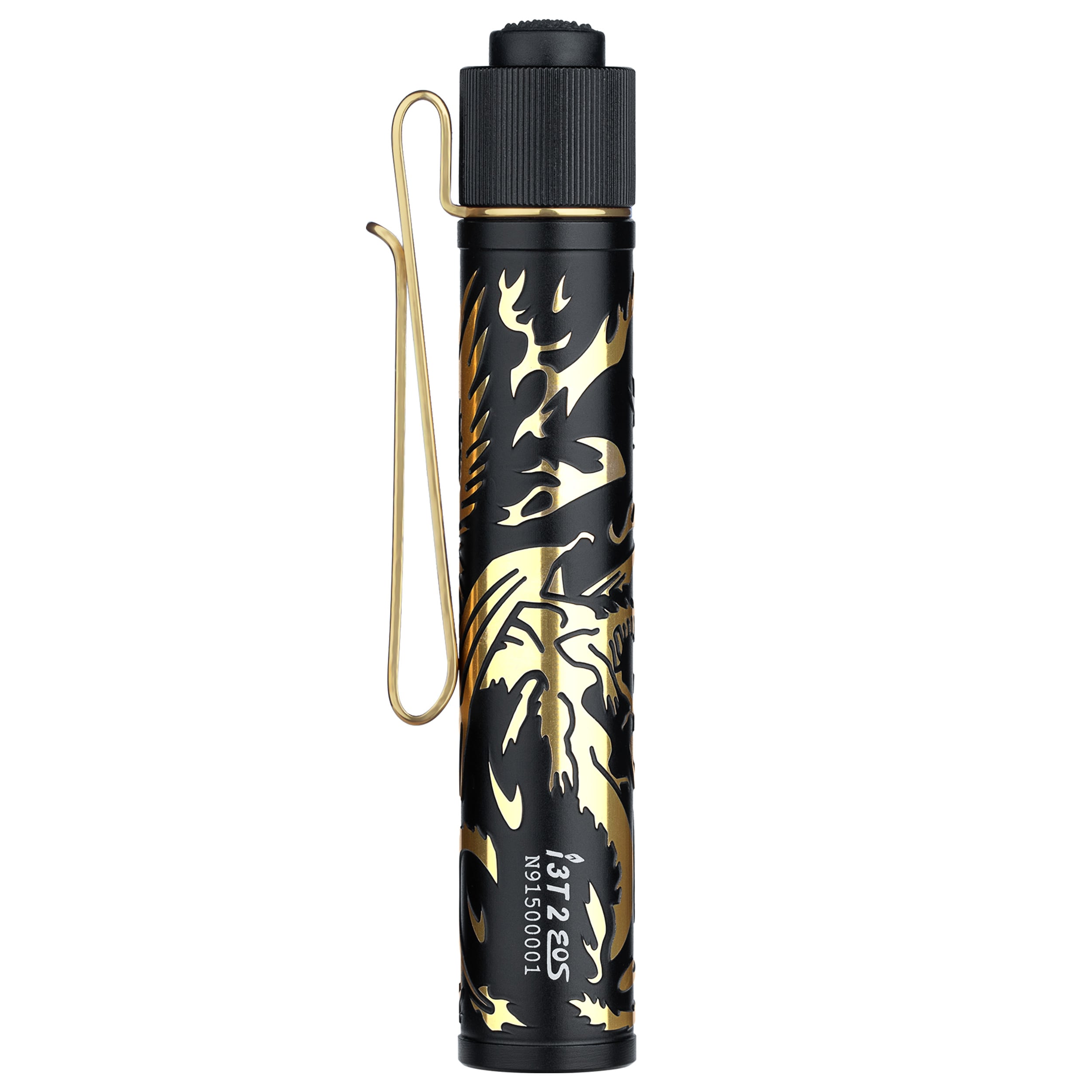 Latarka Olight I3T 2 EOS Dragon & Phoenix Golden Black - 300 lumenów