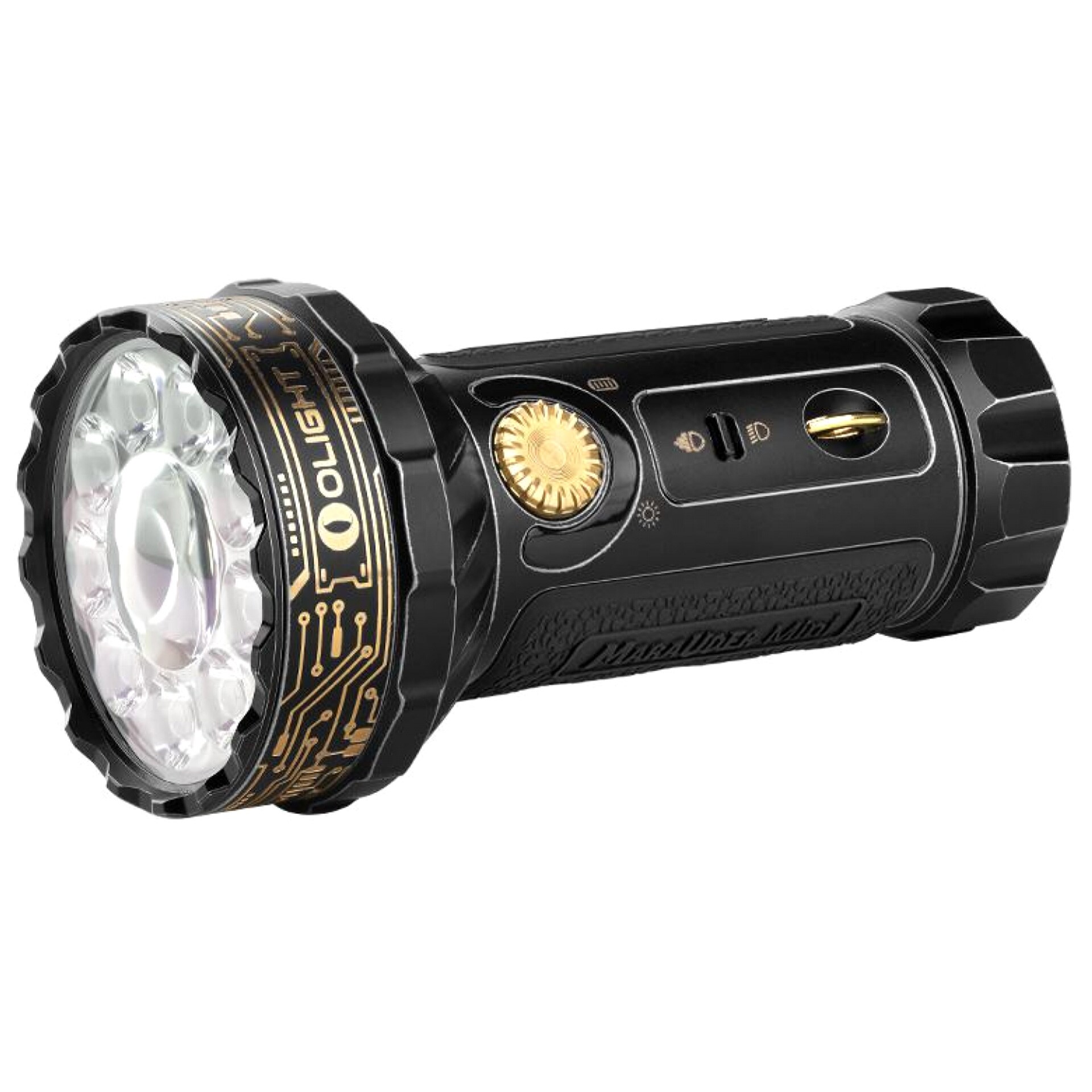 Latarka akumulatorowa Olight Marauder Mini Golden Black - 7000 lumenów