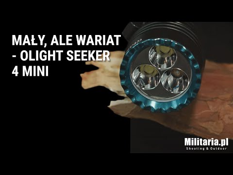 Latarka taktyczna Olight Seeker 4 Mini Cool White Limited Edition Ti - 1200 lumenów