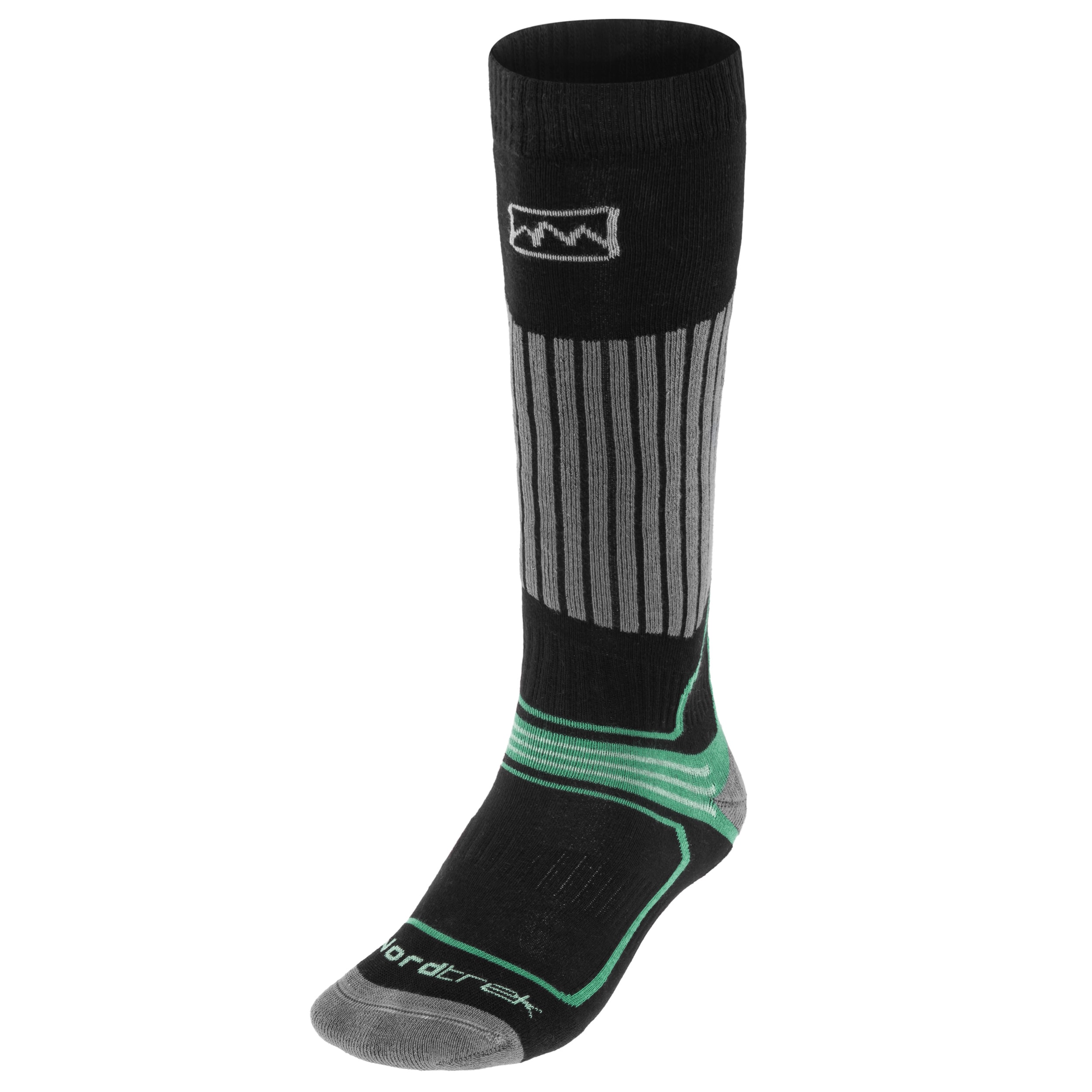 Skarpety FreeNord Kobuk Ski Socks - Black/Green