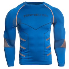 Koszulka termoaktywna FreeNord Tongari Long Sleeve - Royal/Orange