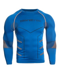 Термоактивна футболка FreeNord Tongari Long Sleeve - Royal/Orange Термоактивна футболка FreeNord Tongari Long Sleeve - Royal/Orange