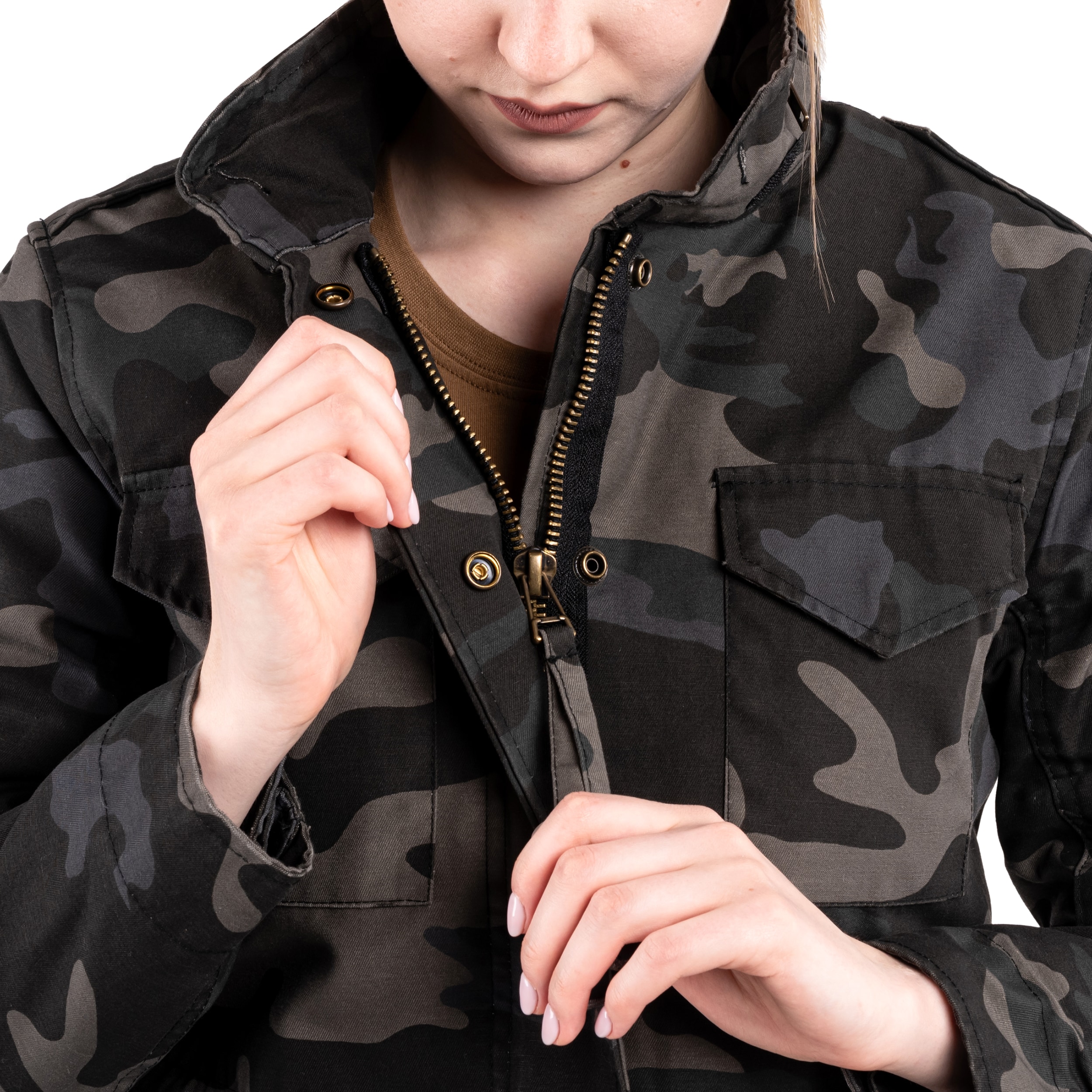 Kurtka damska Brandit M65 Standard - Dark Camo