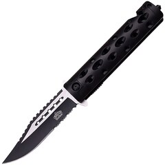 Nóż składany ratowniczy Master Cutlery MU-A007BK Spring Assisted - Black